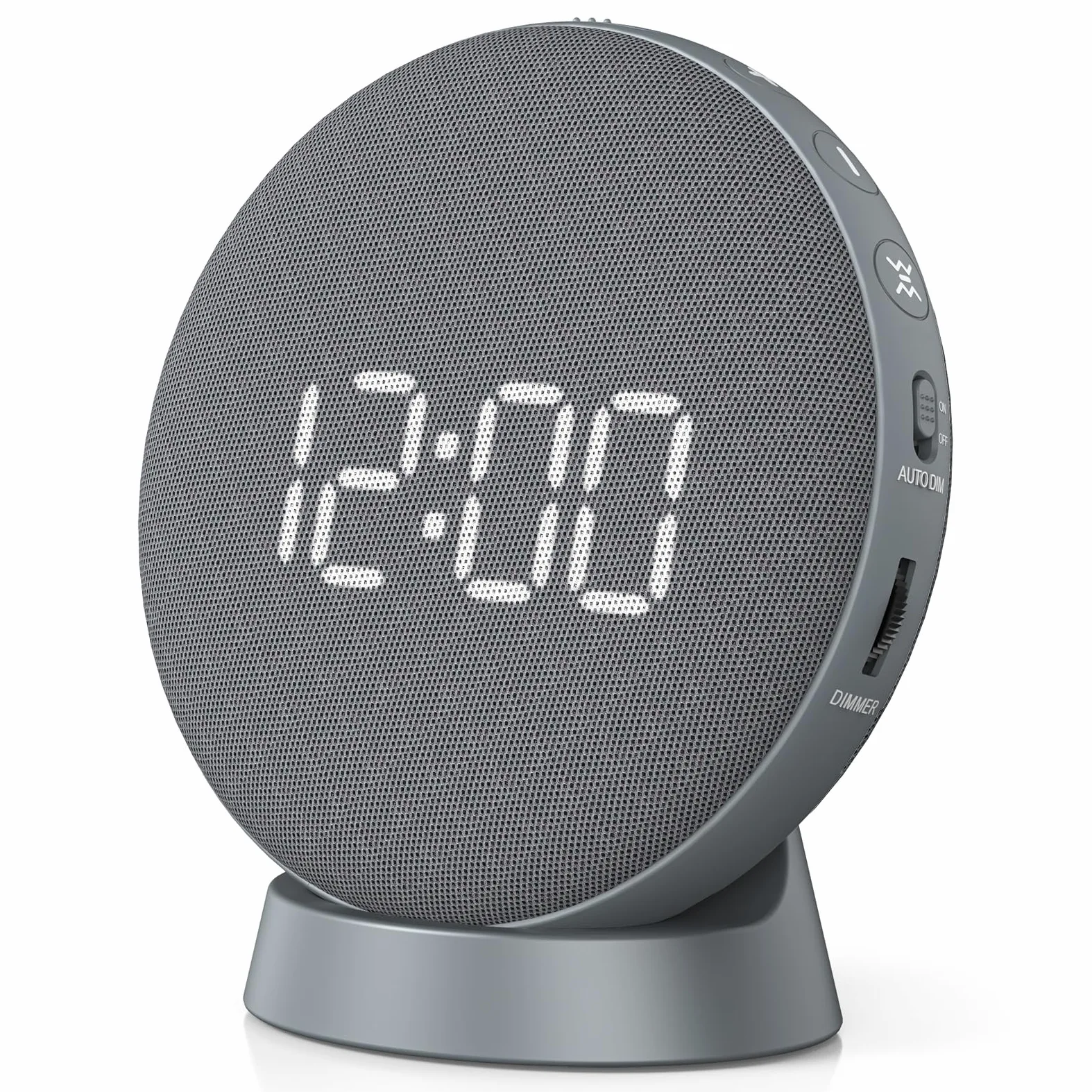 REACHER Despertador con vibración Extra Fuerte para Personas Que Duermen profundamente, Adultos y jóvenes, cojín vibratorio con batería, fácil de Viajar, Ajuste automático de Brillo