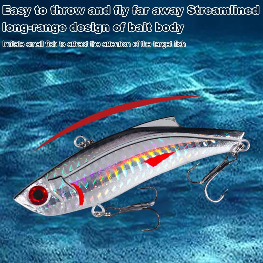 Señuelos Pesca Artificiales Crankbaits Plástico 2 Piezas Agua Dulce Y Mar