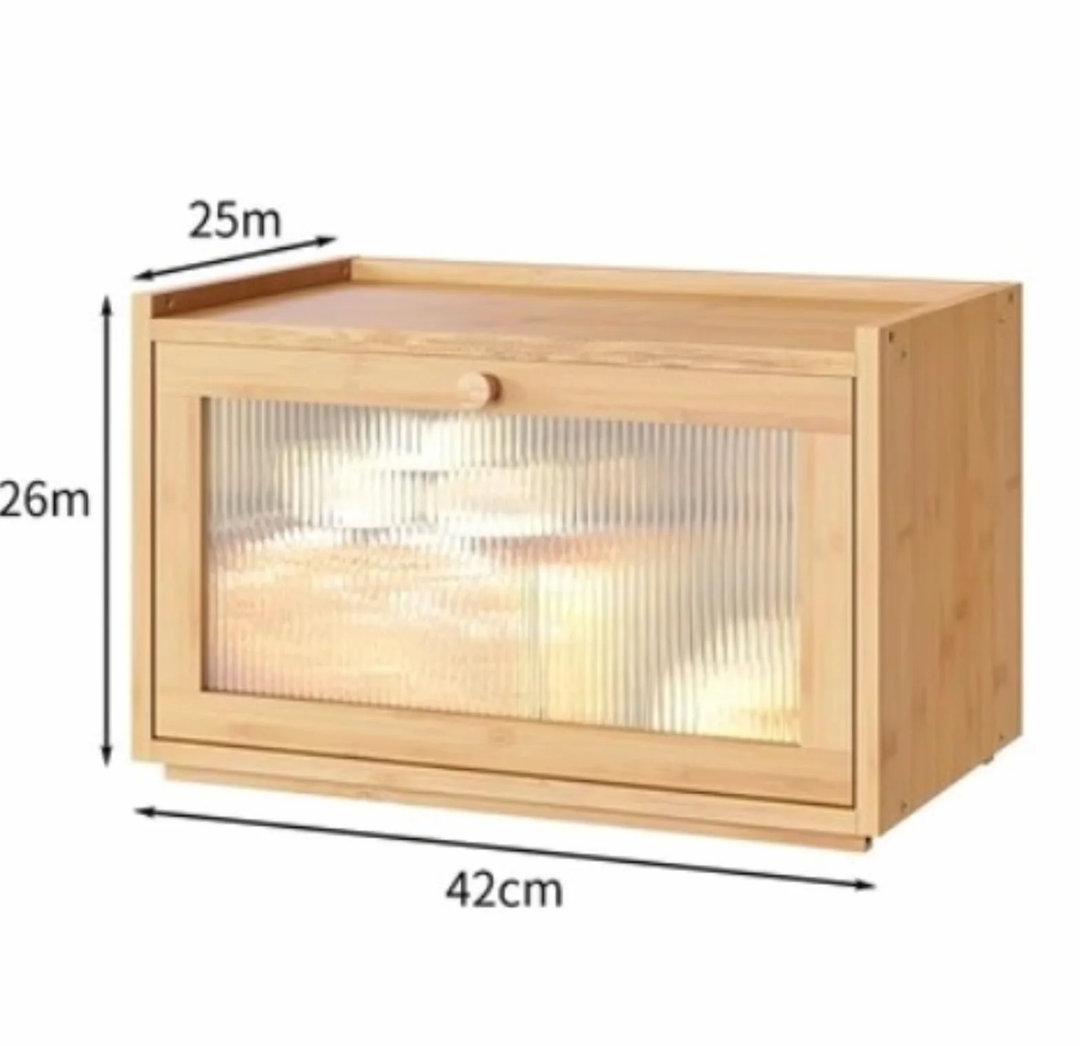 Caja De Pan Panera para Pan Caja De Pan para Encimera De Cocina Caja De Pan De Madera De Bambú Contenedor De Almacenamiento De Pan De Gran Capacidad Caja Contenedor De Pan(Black)