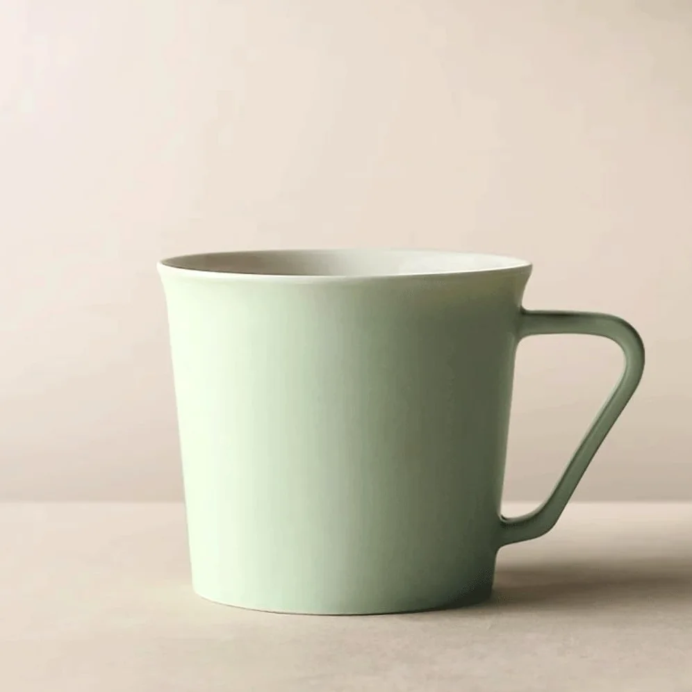 ENGENDER Tazas Cafe Taza De Café De Cerámica Hecha A Mano, Taza De Agua For El Hogar Mug Cups(B)