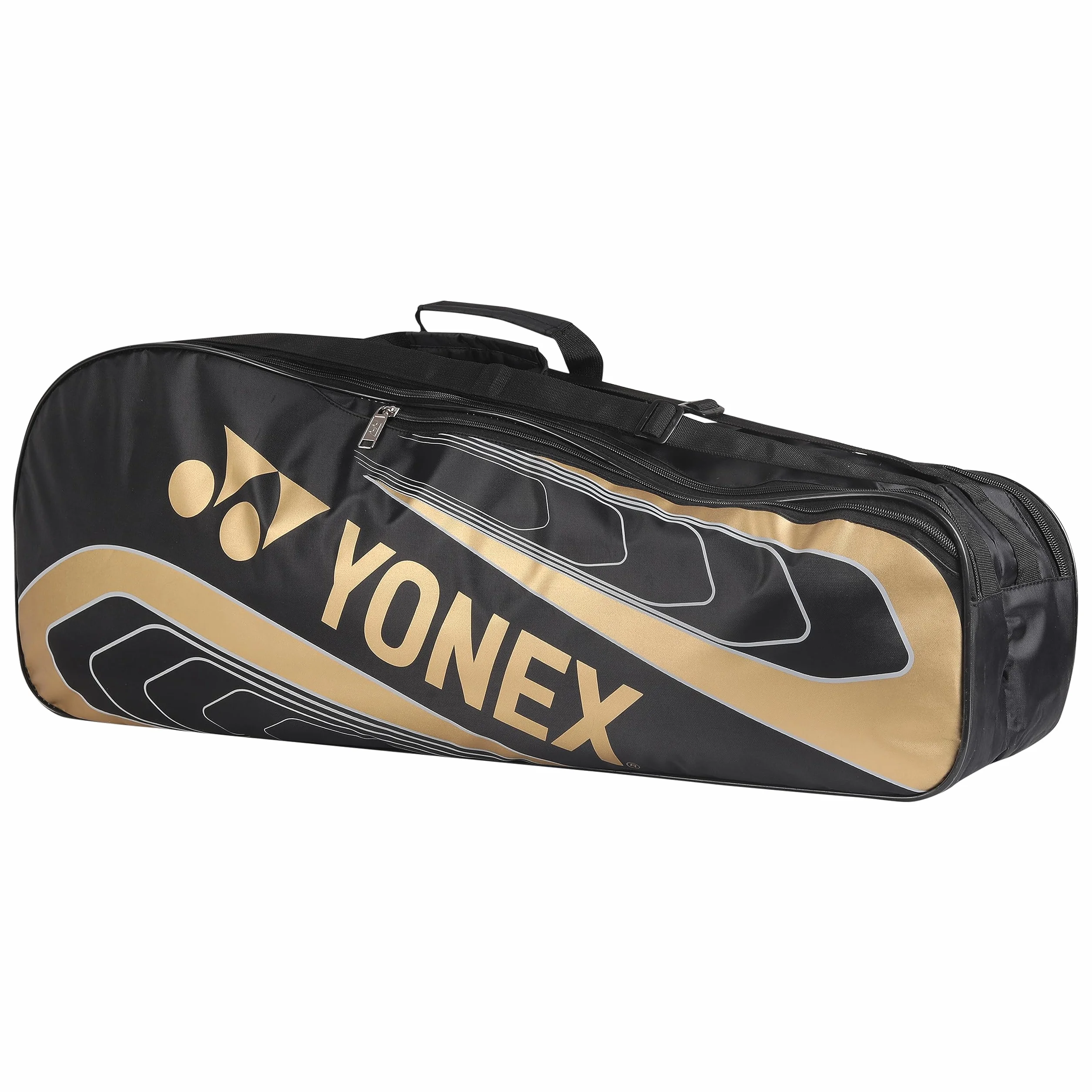 YONEX Bolsa de bádminton BT5 | 2 Compartimentos con Cremallera para 3 Raquetas