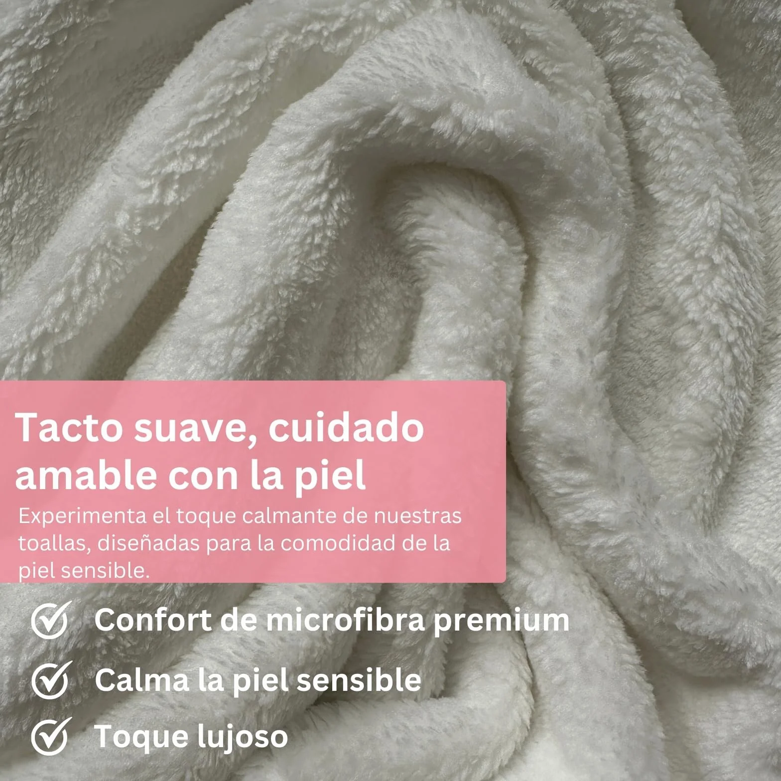 Efforest Toallas faciales para esteticistas, Suaves, Toallas de SPA para tratamientos faciales, Toallas de Masaje SPA, Toallas faciales para la Cara, Microfibra Profesional (Blanco_5 Unidades)