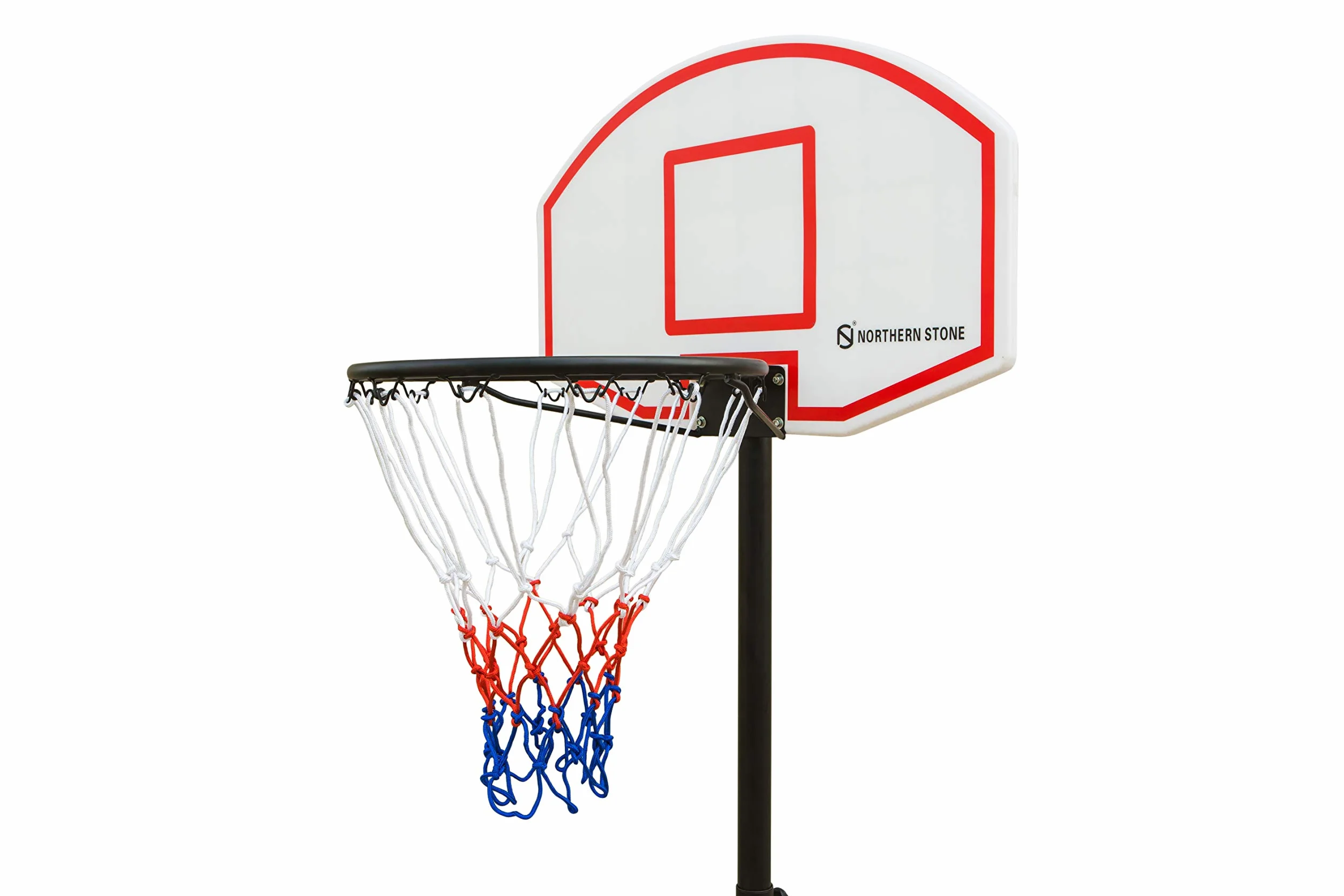Aro de Baloncesto Altura Ajustable NORTHERN STONE para niños, Soporte Portátil Independiente