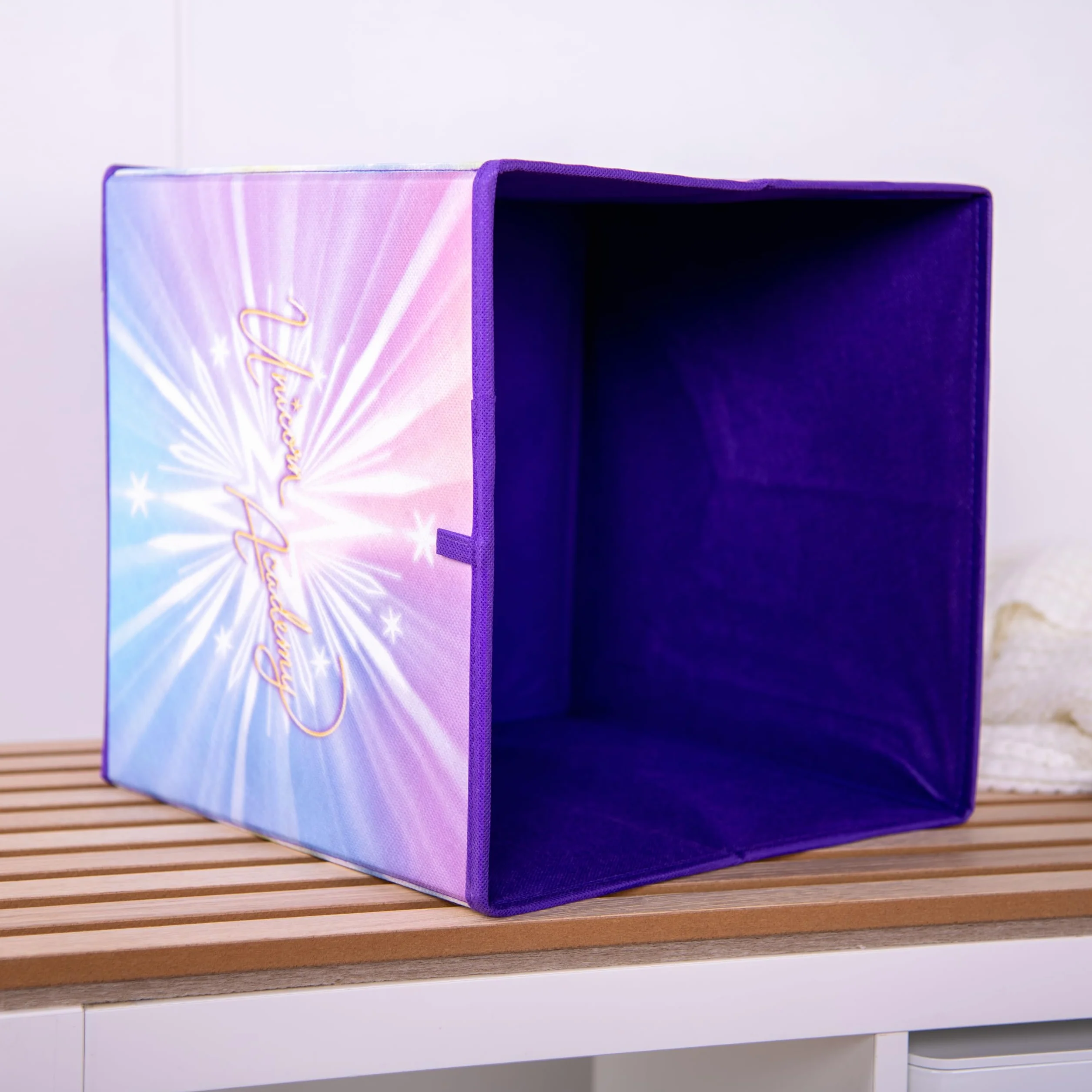 Herding Unicorn Academy Caja de almacenamiento 30 x 30 x 30 cm polipropileno
