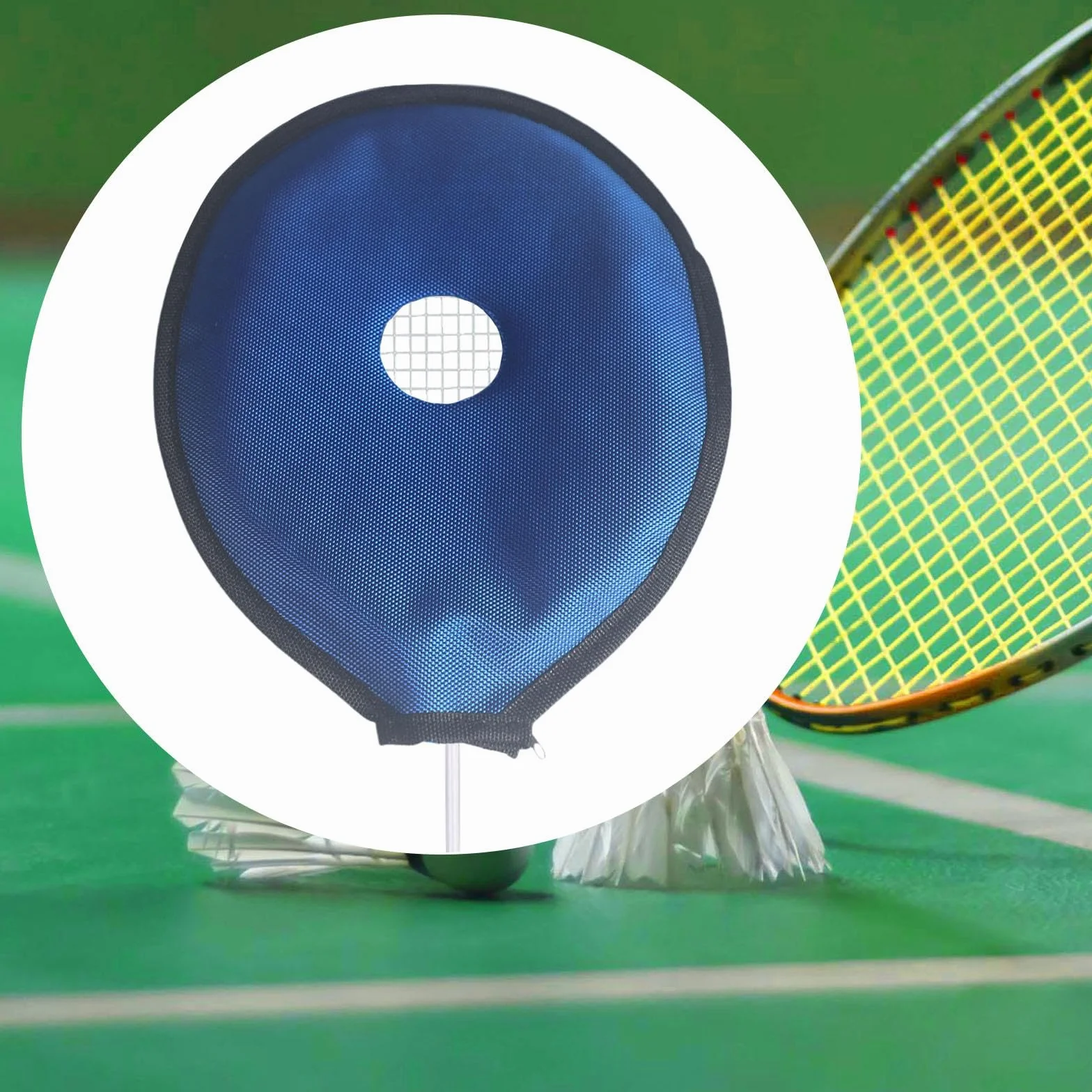 Kowaku Funda para Cabeza de Raqueta de Bádminton, Resistente, Azul