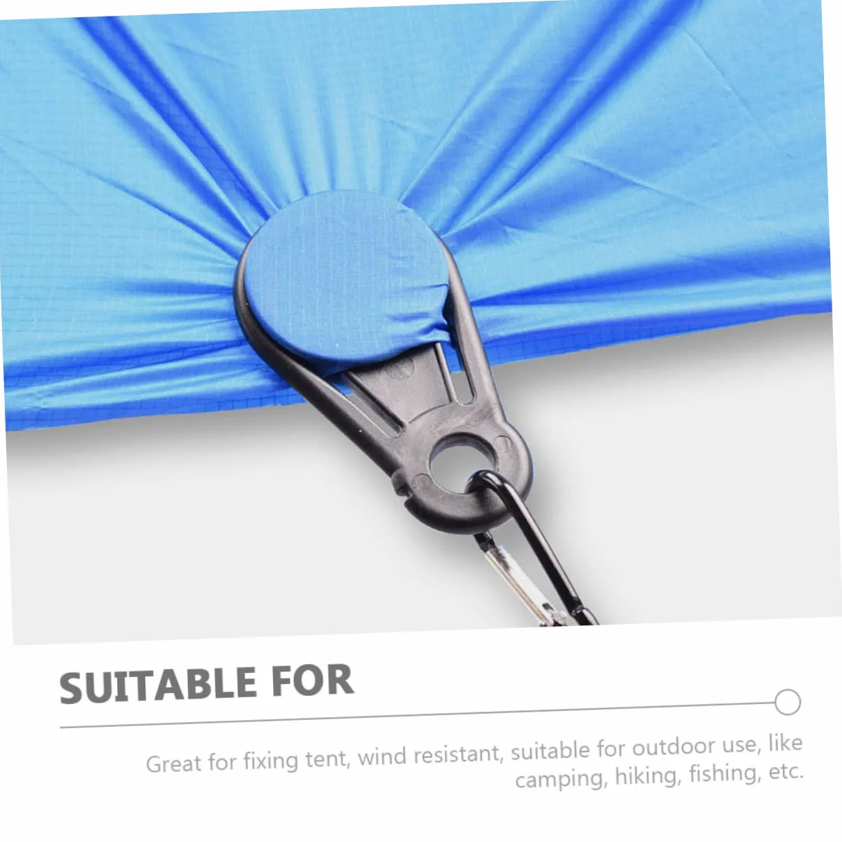 TOYANDONA 20 clips de lona resistente al viento para tienda al aire libre camping senderismo pesca