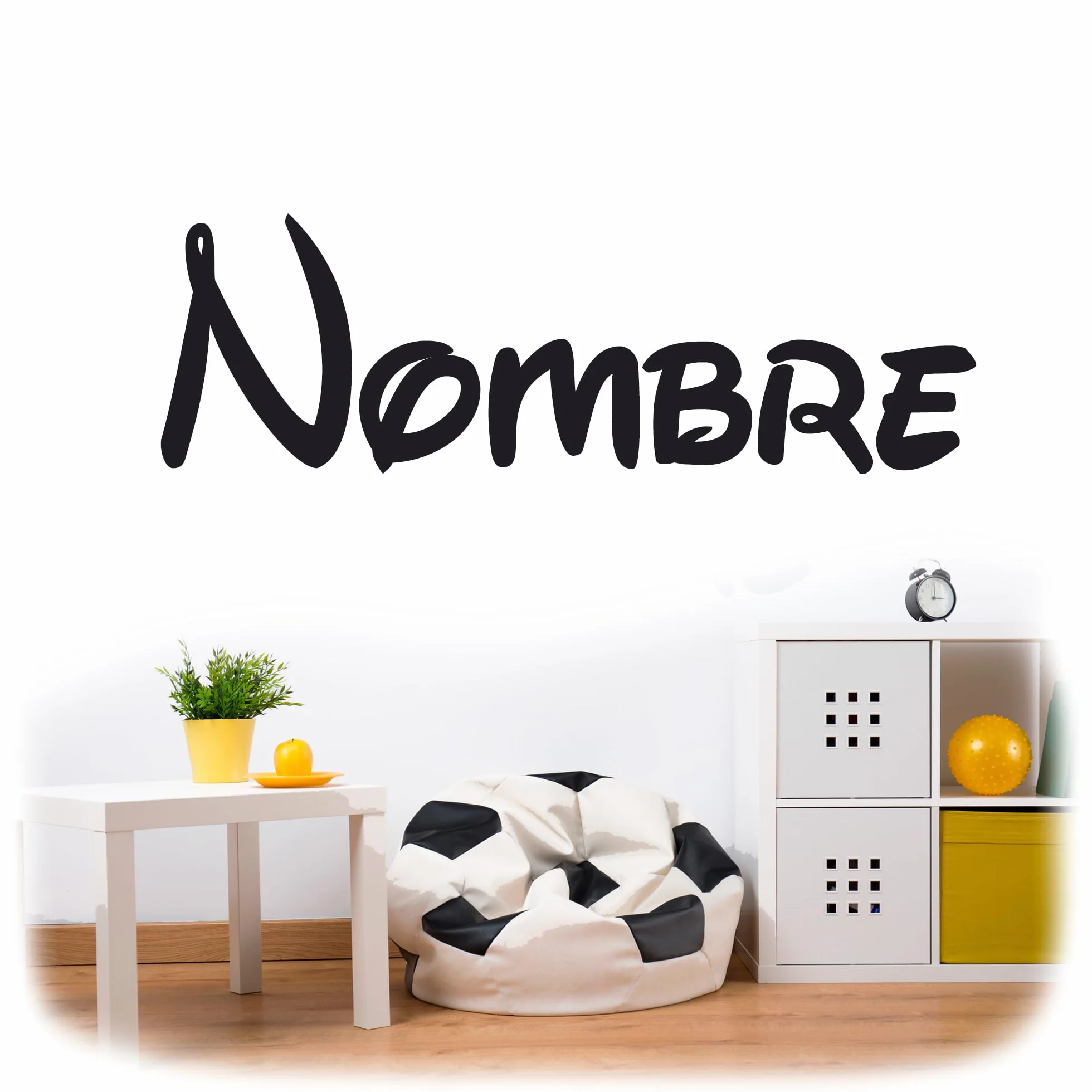 Pegatinas personalizadas Nombre para pared, puerta o armario | Vinilo Decorativo Pared infantil