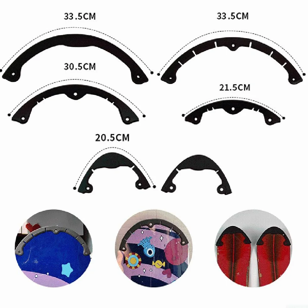 Barras de protección para tabla de snowboard, juego de 2, tipo A-L
