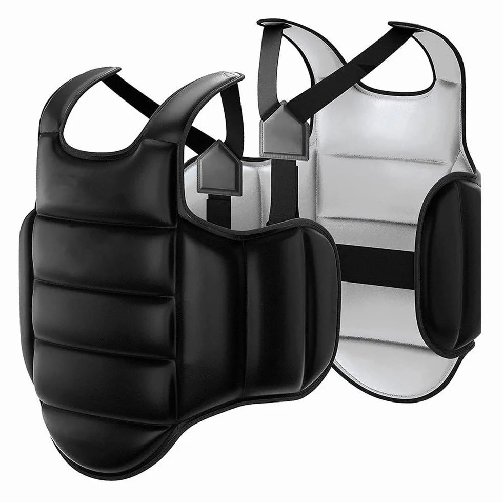 Protector de Pecho para Boxeo, Kickboxing, MMA, Muay Thai, Ajustable, Almohadilla de Protección