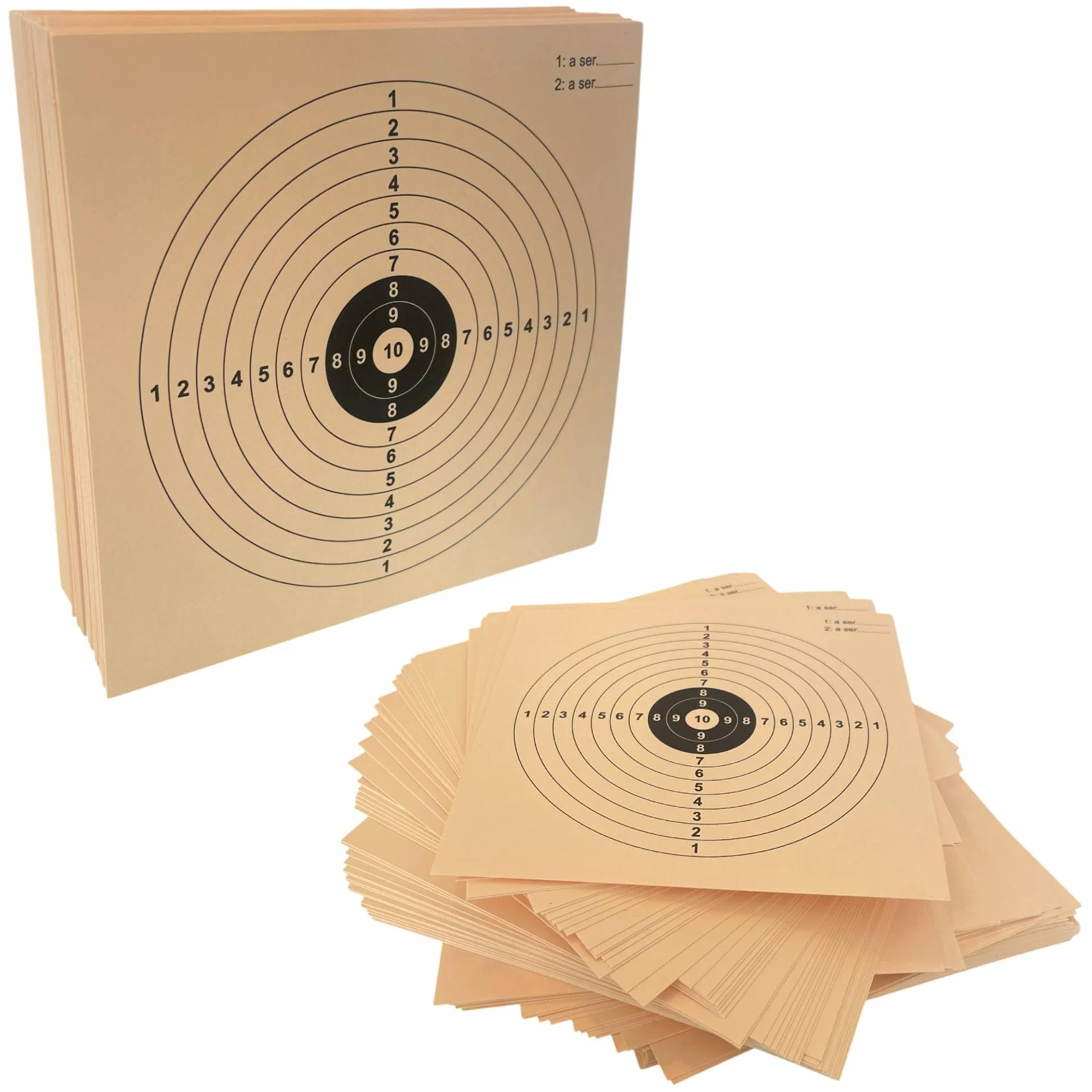 Dianas 14x14 cms 300 grs/m2 Airgun Airsoft