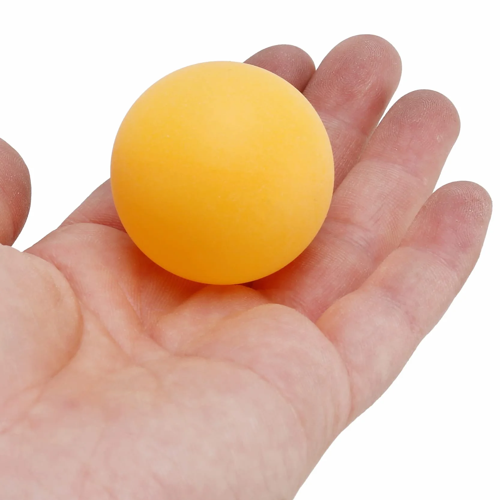Pelotas de Ping-Pong Naranja 50 Unidades Duraderas Sin Costura Entrenamiento Avanzado