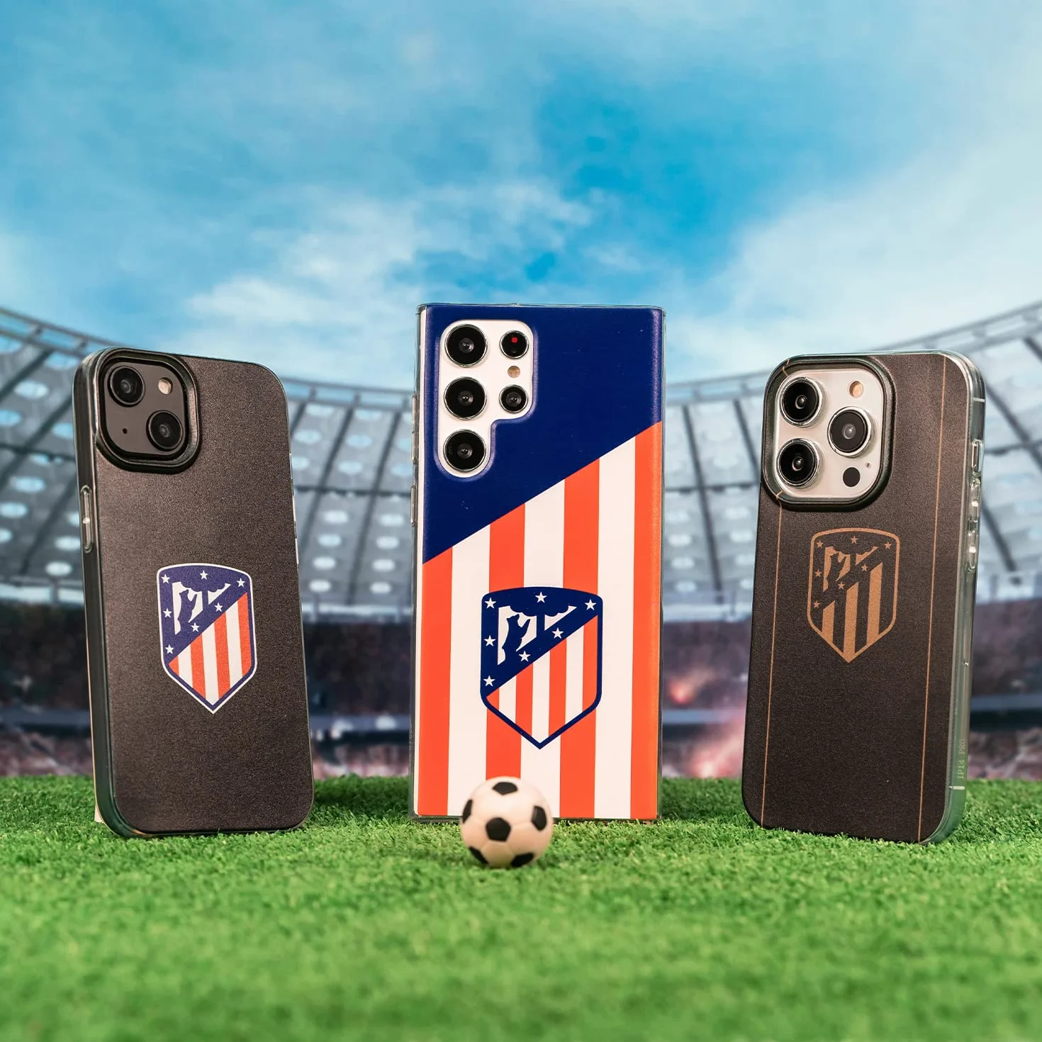 Funda Atlético de Madrid para OPPO A38 A18 Silicona Flexible Transparente Oficial