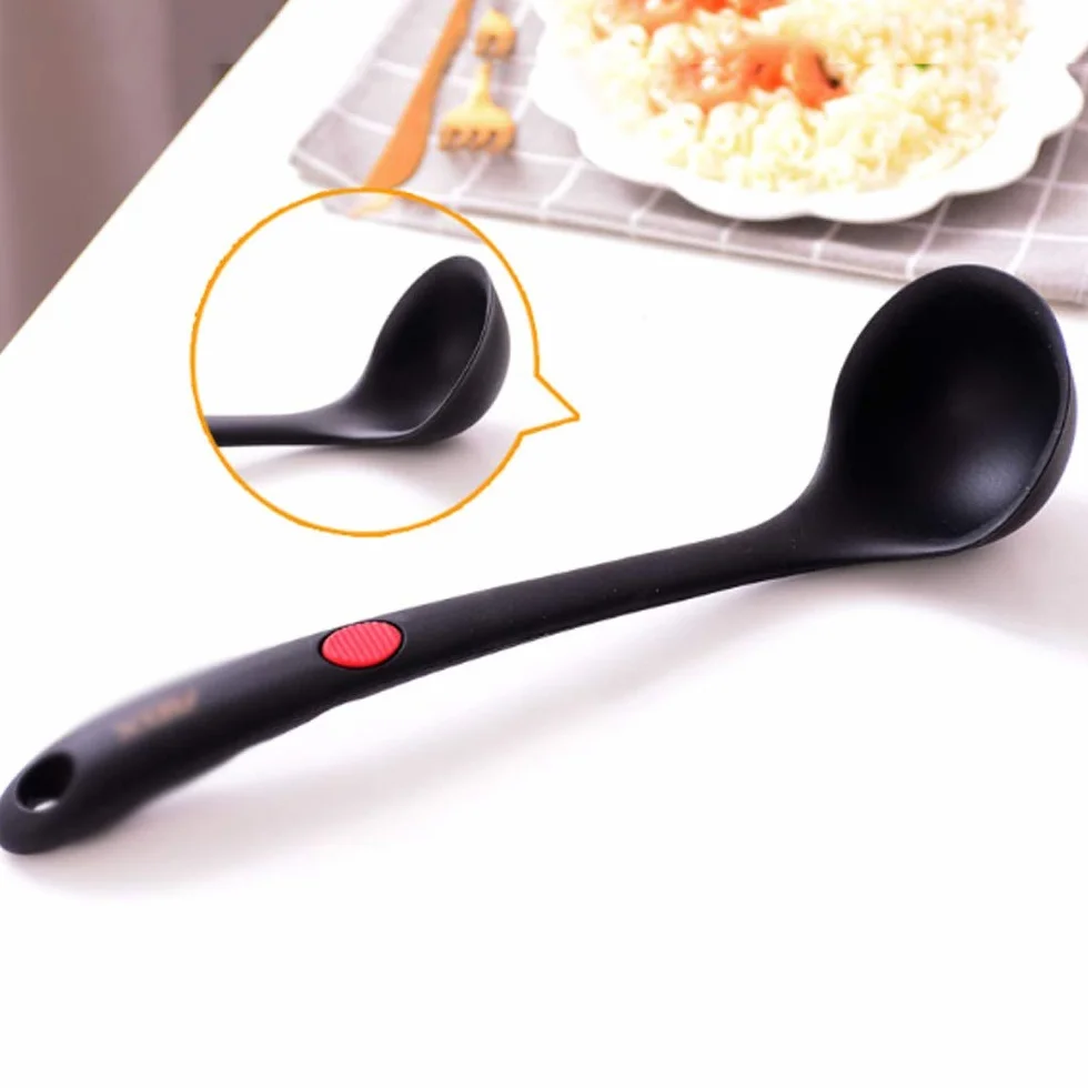 Espátula de silicona Espátula antiadherente Espátula de silicona para cocinar Espátula de silicona especial para sartén antiadherente (B)
