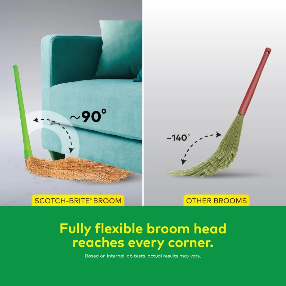 Scotch-Brite Escoba de Fibra sin Polvo