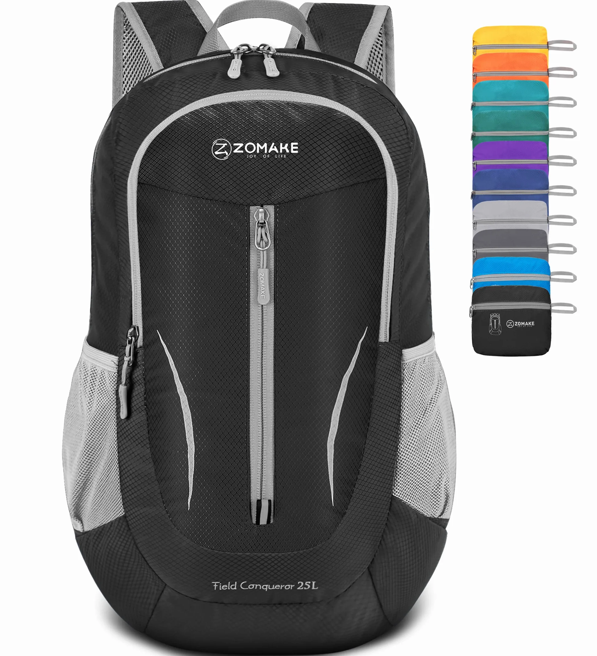 ZOMAKE Mochila Plegable Ultraligera 25L Impermeable Senderismo Trekking Viaje