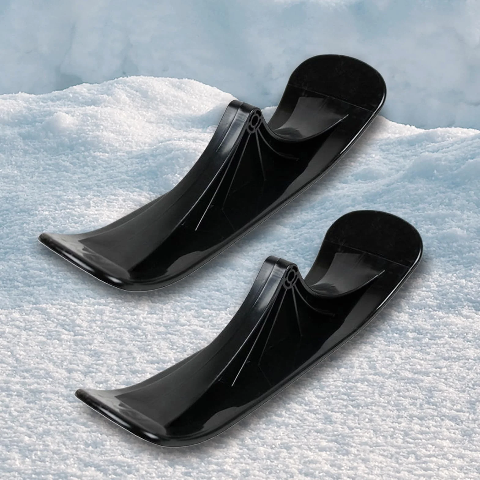 Kit de Conversión para Scooter de Nieve, 1 Par de Trineo para Deportes de Invierno - para Esquí, Skateboard, Hierba, Playa