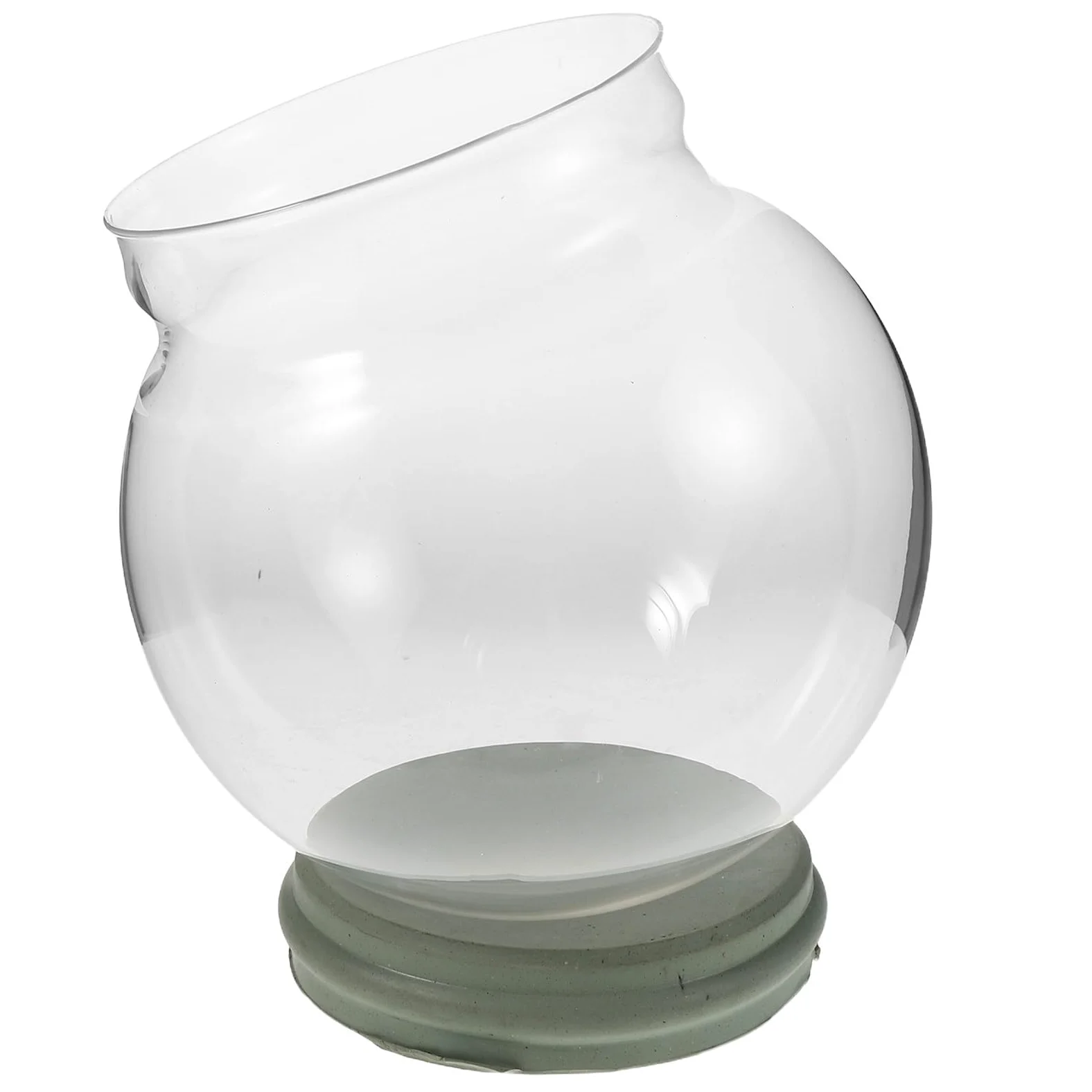 Toyvian 3 Piezas Bola de Nieve Navideña de Vidrio Transparente con Tapa de | Rellenable, Diseño Engrosado, para Manualidades y Decoración Festiva, Uso en Oficinas
