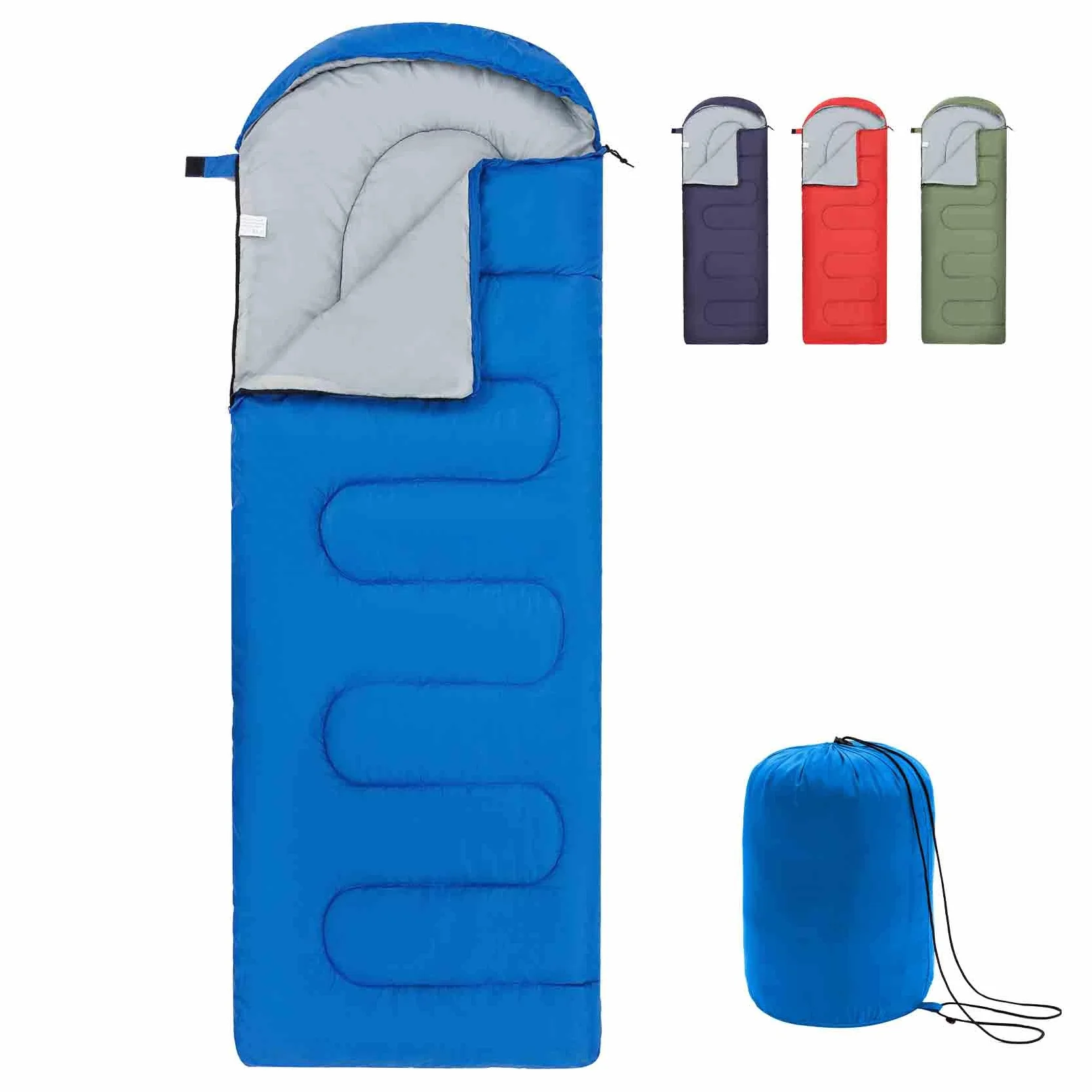 Saco de Dormir Ultraligero 3 Estaciones para Clima Frío, Compacto para Adultos y Niños