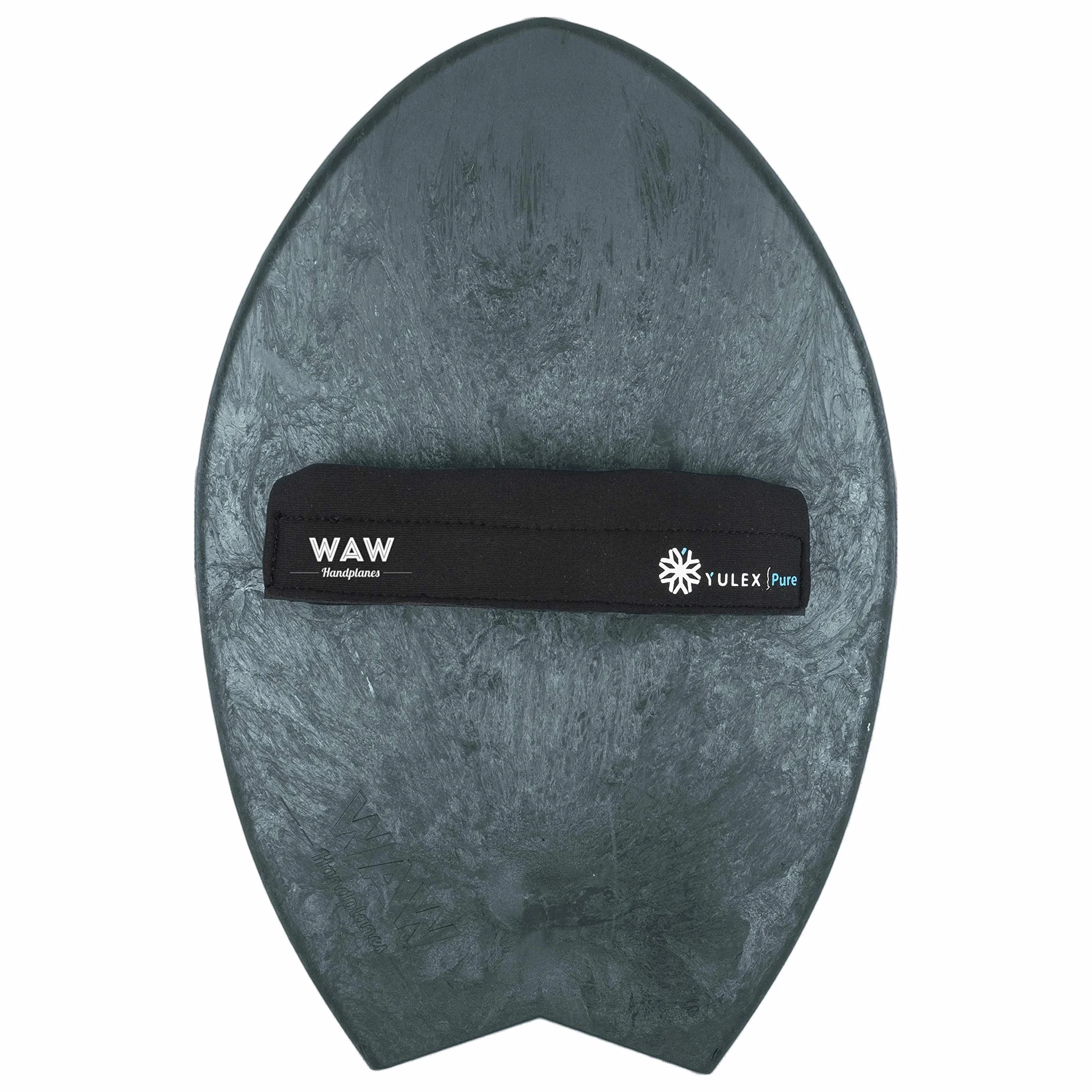 WAW Badfish - Avión de mano para bodysurfing, tabla de mano, avión de surf corporal, surfista de mano, paletas de mano, plásticos reciclados del océano