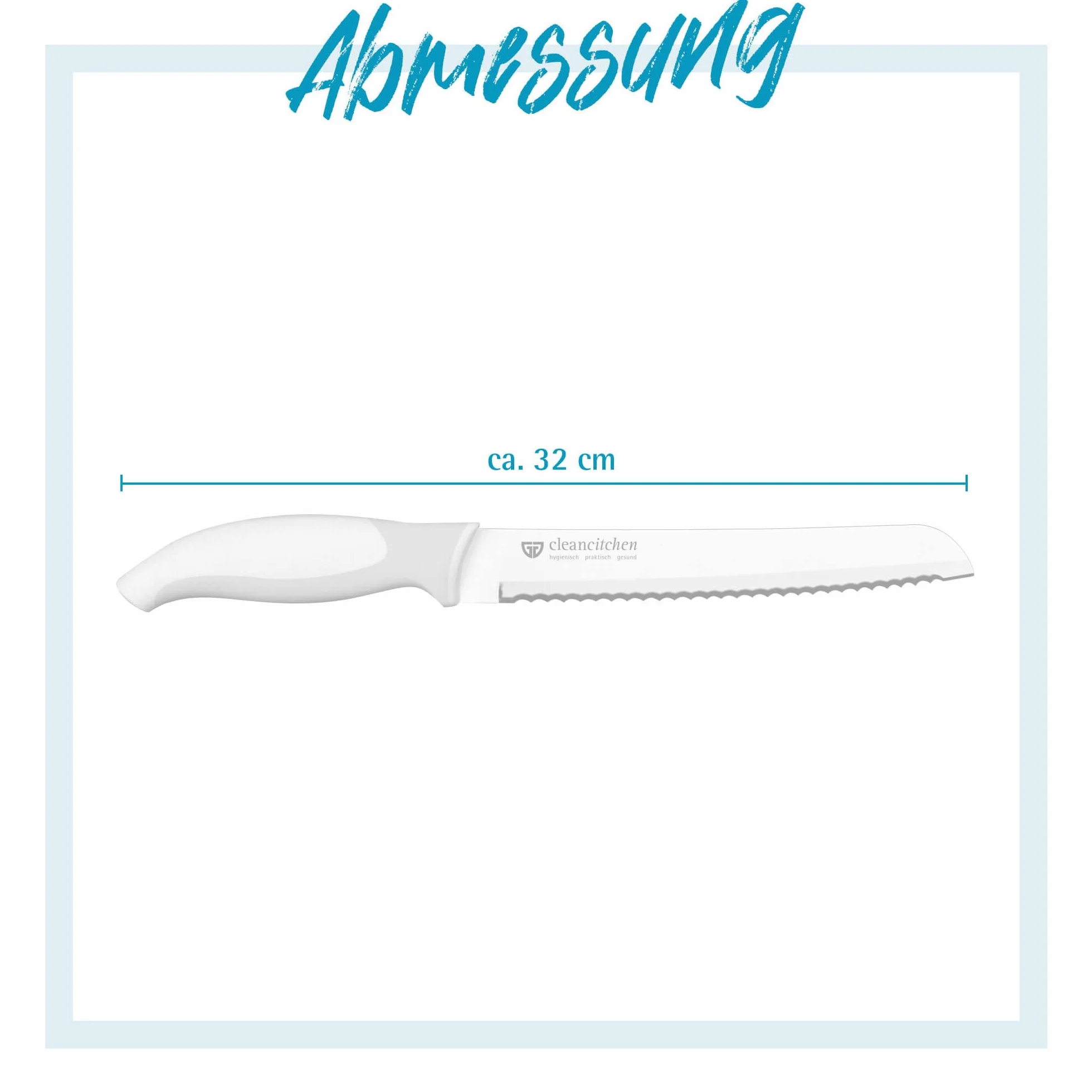 GRÄWE Cleancitchen - Cuchillo de pan (hoja de 20 cm)
