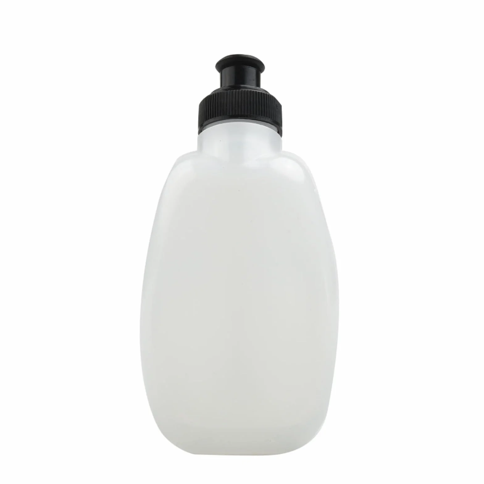 Cinturón ajustable para correr con botella de 10 onzas, riñonera a prueba de sudor para fitness, trotar y gimnasio (negro)