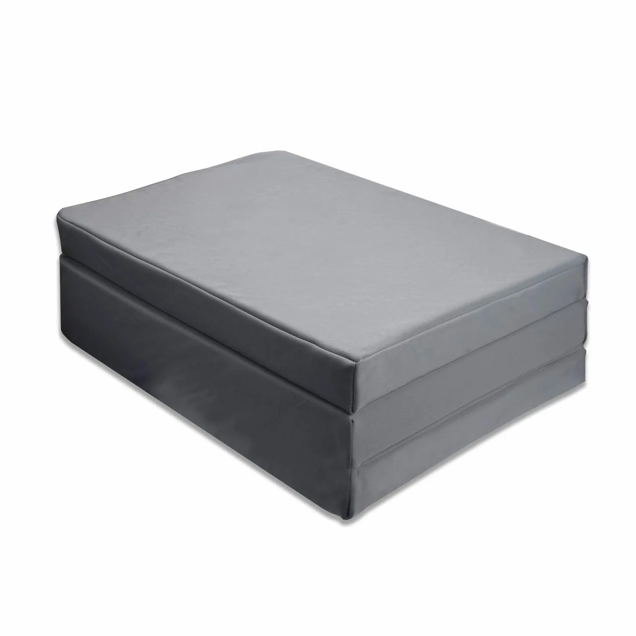 PEKITAS Colchón Cuna De Viaje Plegable 120x60 cm Grosor 6 cm Funda Desmontable Lavable Transpirable Gris Espuma Firme Bebé Fabricado En España