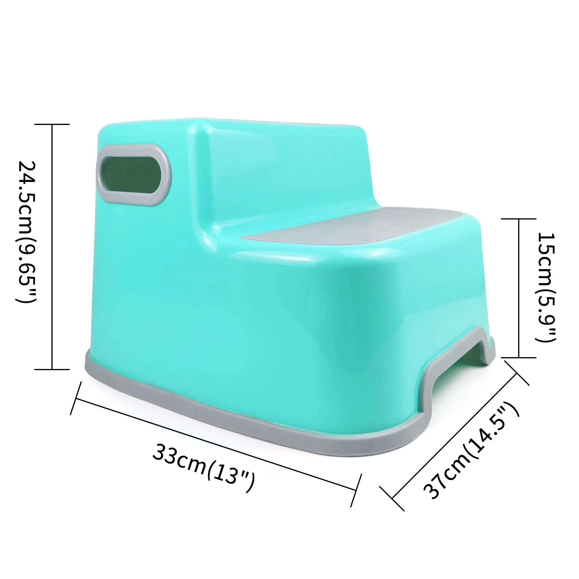 taburete para niños, Antideslizante (Verde)