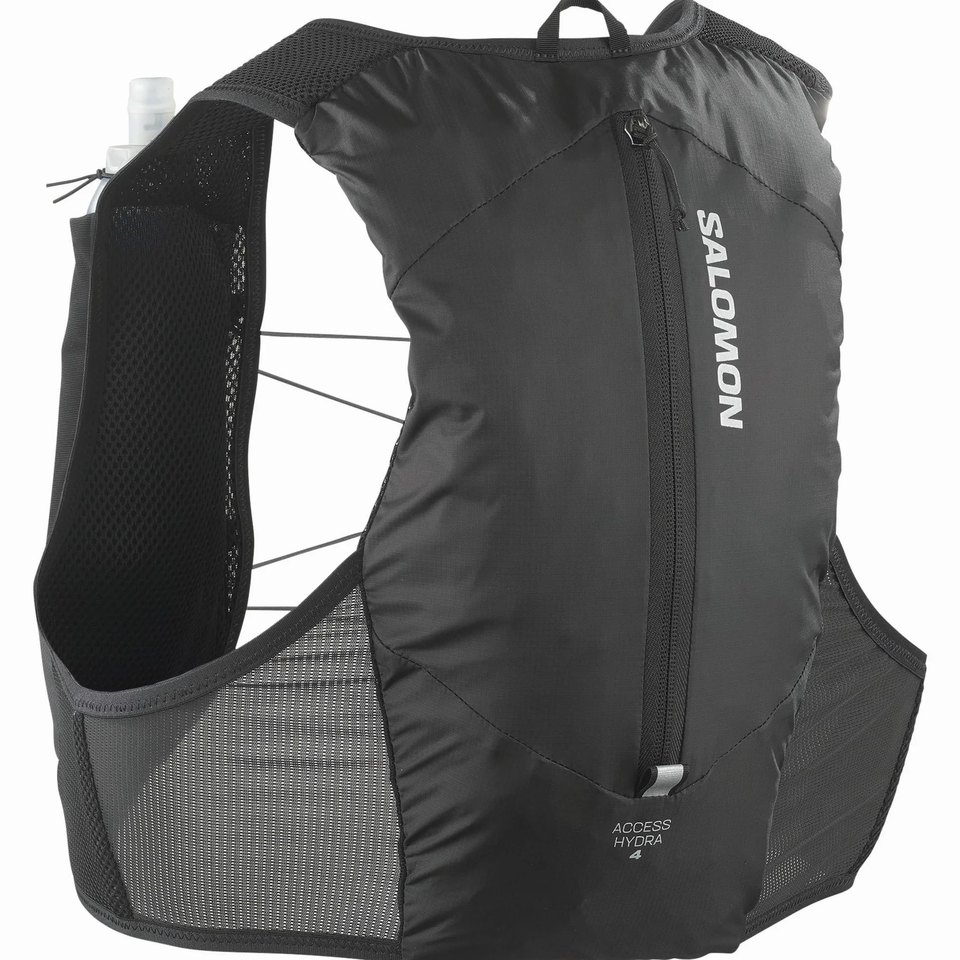 Salomon Hydra Access Vest 4 One Flask, Chaleco Minimalista con Bolsillos de Acceso fácil, Bebida cómoda SensiFit, Frasco Blando 500ml para Carreras Cortas y senderos