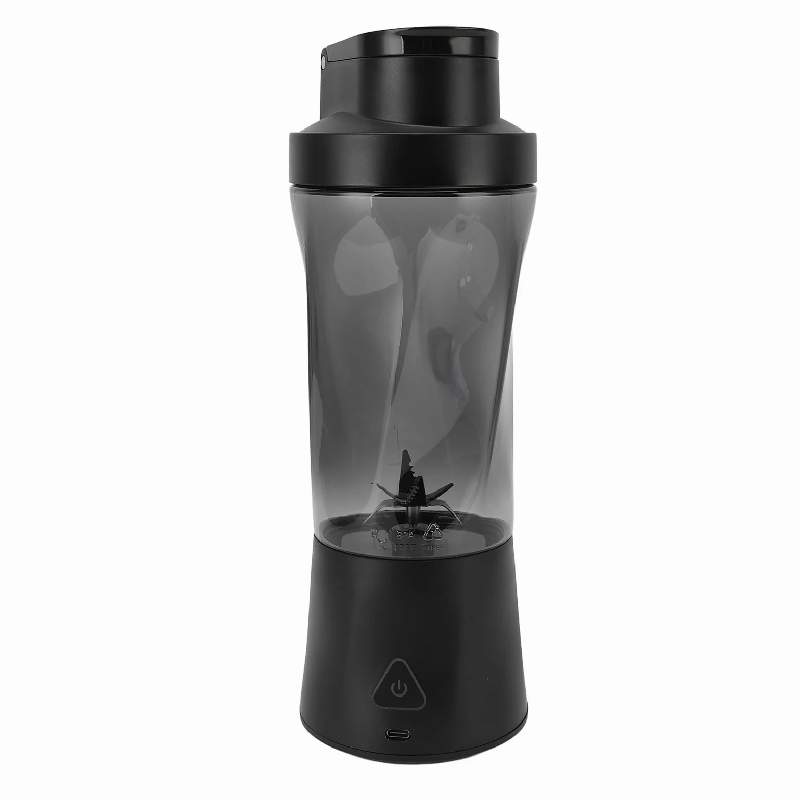 Licuadora Portátil Potente Licuadora Eléctrica 12V Motor 20000 Rpm Batería 6000 mAh 700 Ml para Batidos