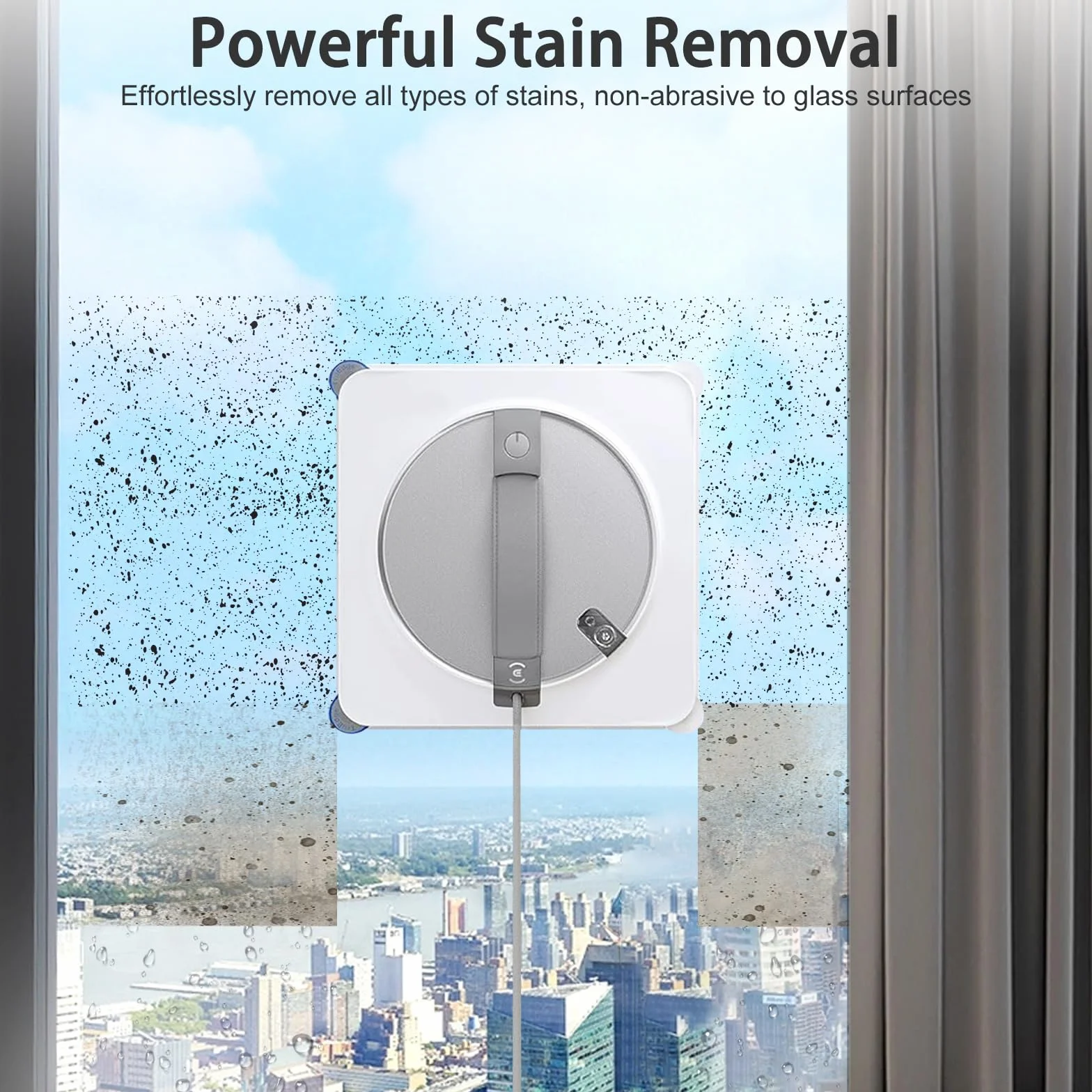 10 Piezas Paños para Ecovacs Winbot W2S/W2S Omni Kit, Robot Almohadillas de Microfibra Limpieza de Ventanas, para Eficazmente las Polvo de las Ventanas, Manchas