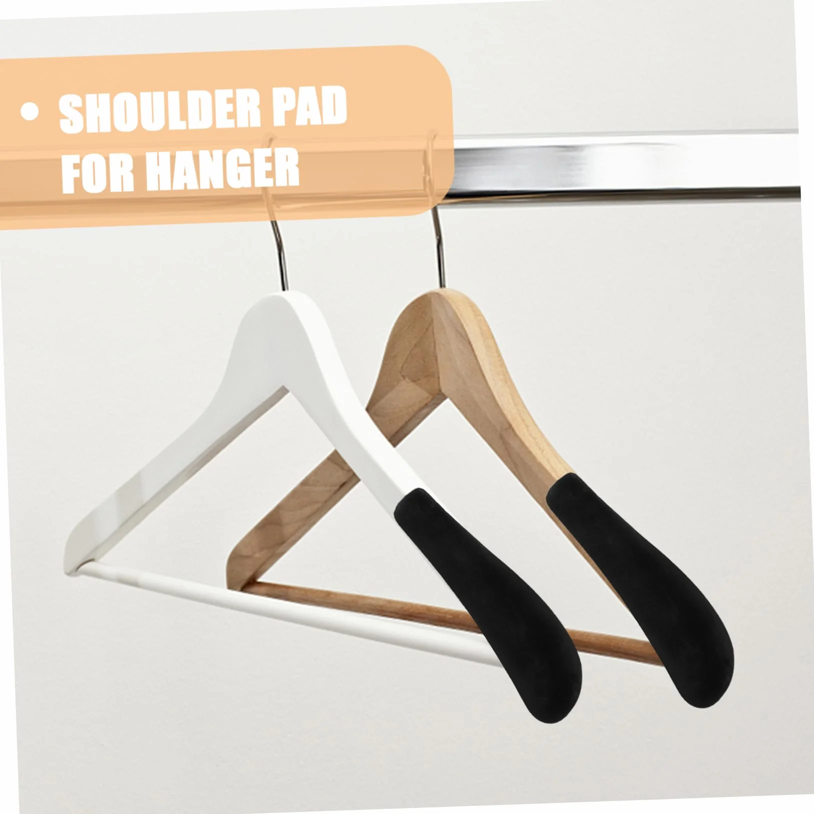 10 Hombreras para Perchas 5.51X1.77X1.18 Pulgadas Soporte De Hombro para Ropa Delicada como Suéteres Vestidos Trajes Almohadillas para Colgar Ropa