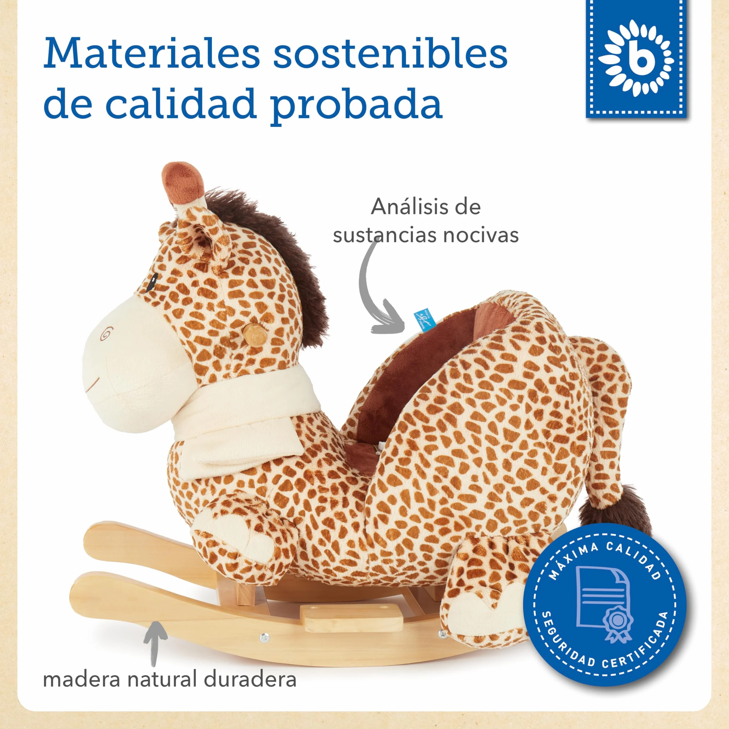 Bieco Balancín Animal marrón