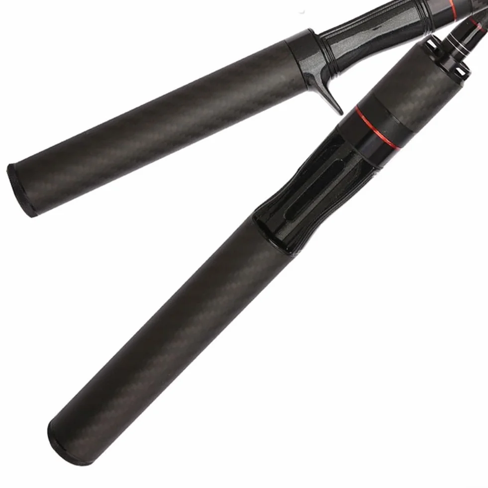 Mini caña de pescar 150 cm carbono alta sensibilidad agarre cómodo pesca costera