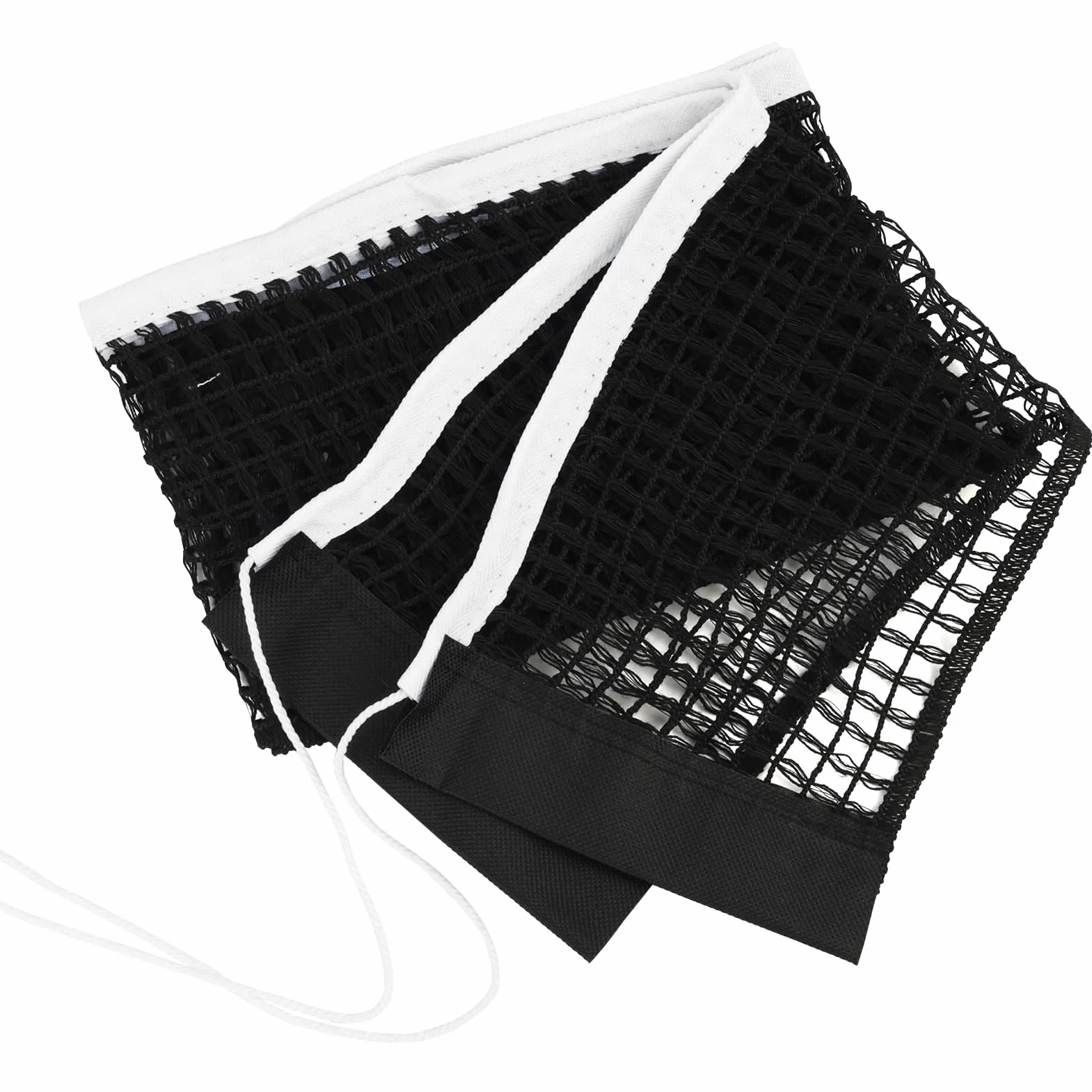 Red de Ping Pong Sourcing Map, Nailon Resistente, 1,75 m, Retráctil, Negro