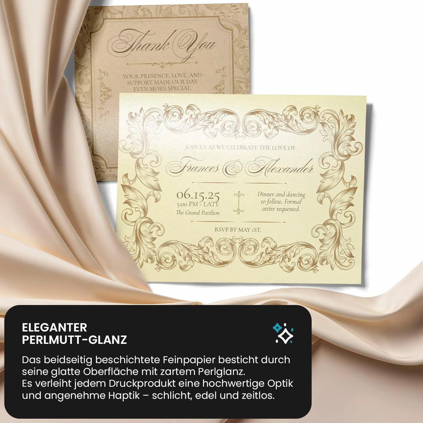 Netuno 10 hojas de papel nacarado color crema A4 210 x 297 mm 120 g Aster Metallic Cream perlado en ambas caras para invitaciones bodas tarjetas scrapbooking manualidades origami vales menús Navidad