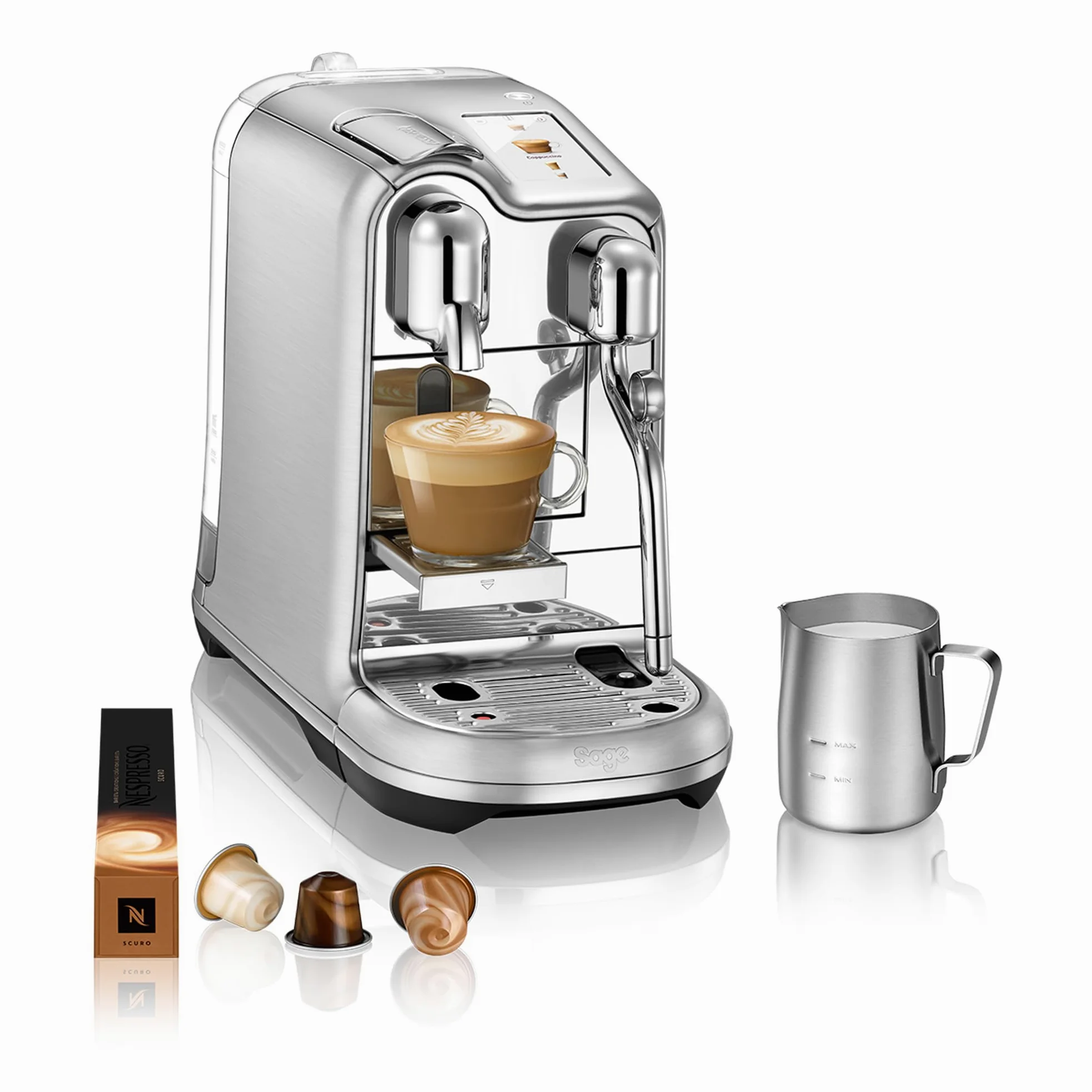 Nespresso Creatista Pro de Sage, Stainless Steel