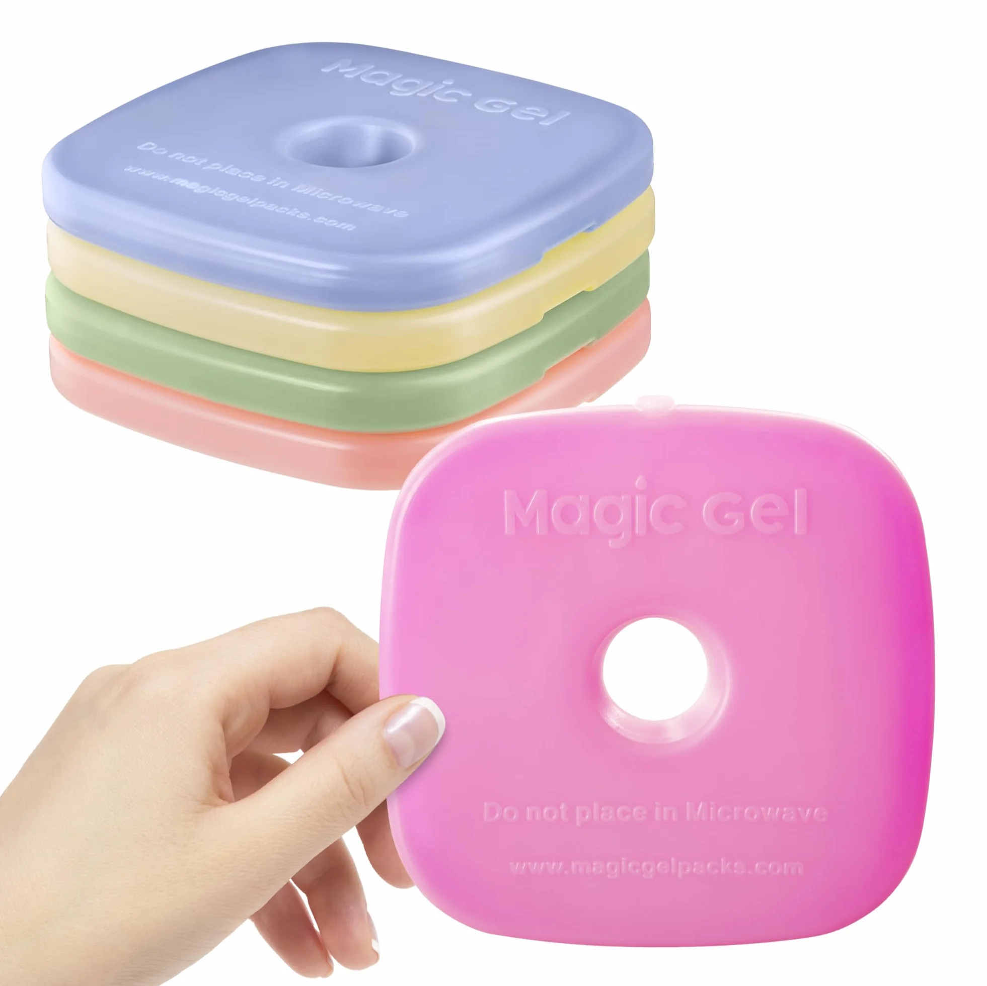 Magic Gel Ice Pack Nevera Portatil 5x Acumuladores de Frio para Taper Fiambrera