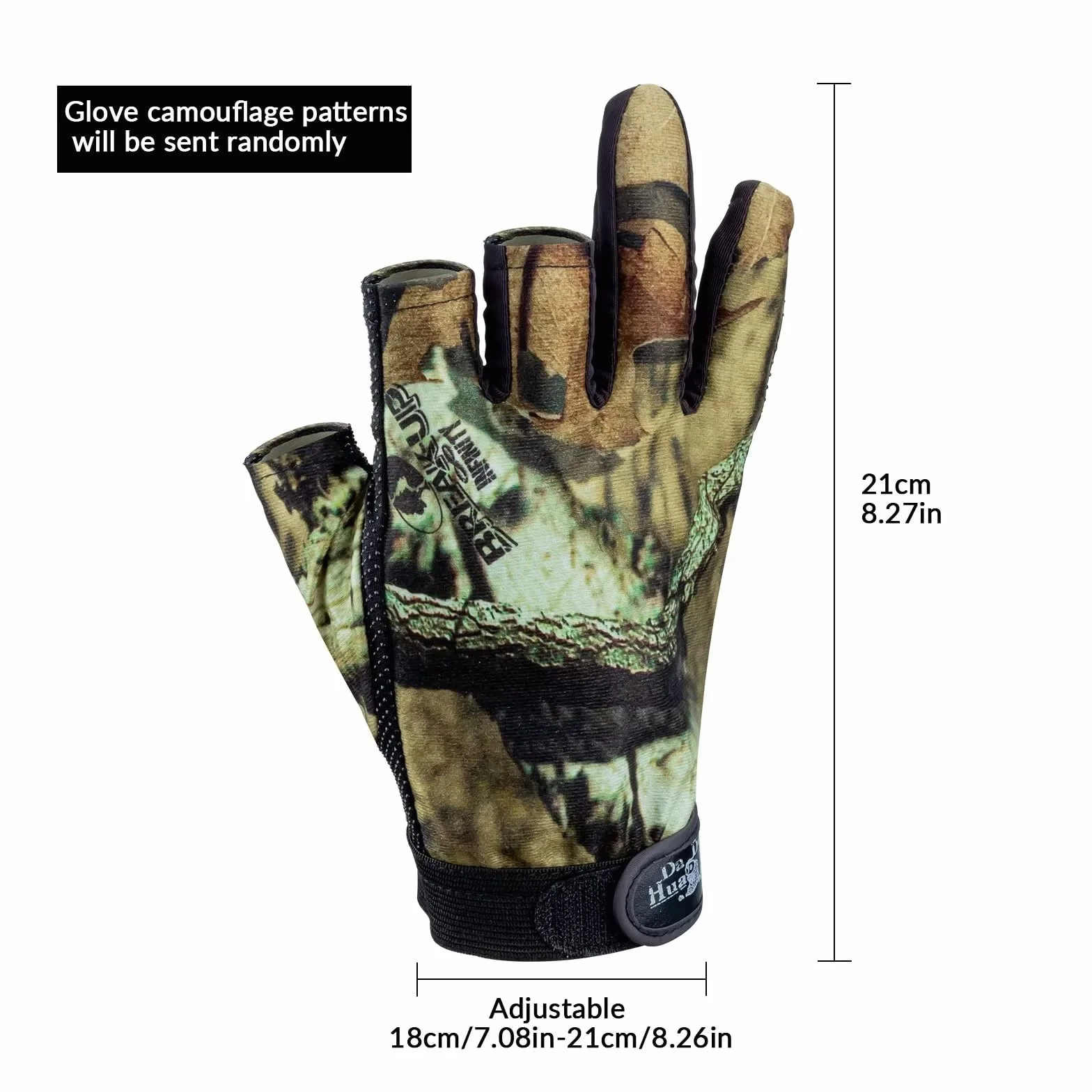 THKFISH Guantes de Pesca con Cortes en los Dedos Transpirable Antideslizante