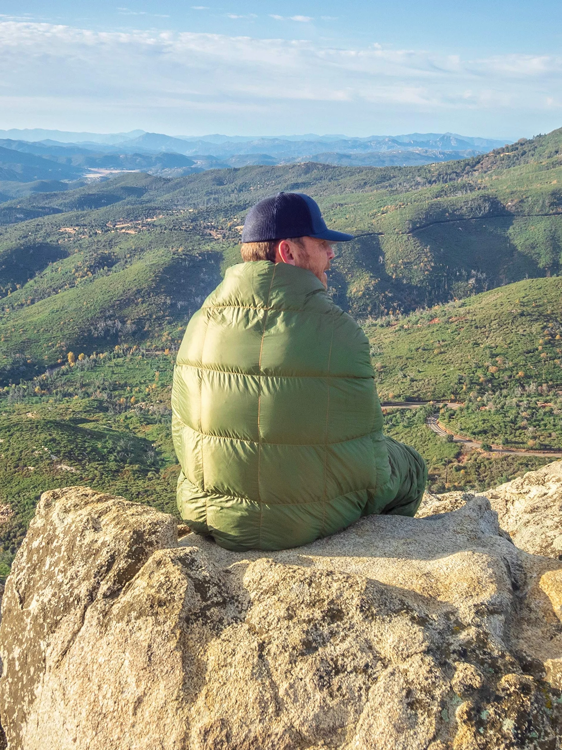 Manta de Camping de plumón 650 Relleno Impermeable Ligera Plegable