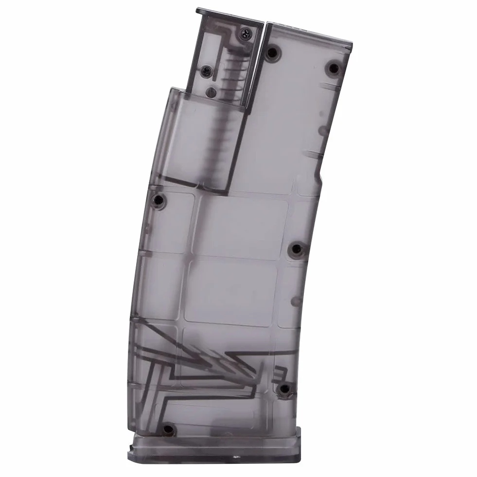 Jungle Leopard Cargador rápido táctico de BB for Paintball M4 de 500 BB de plástico for Uso Militar, for Juegos de Guerra y Caza