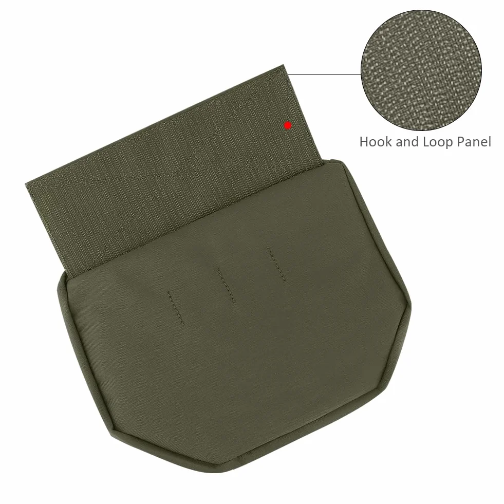 KRYDEX GEAR Dump Pouch Tactical Drop Bag for JPC CPC AVS Vest with Hook and Loop