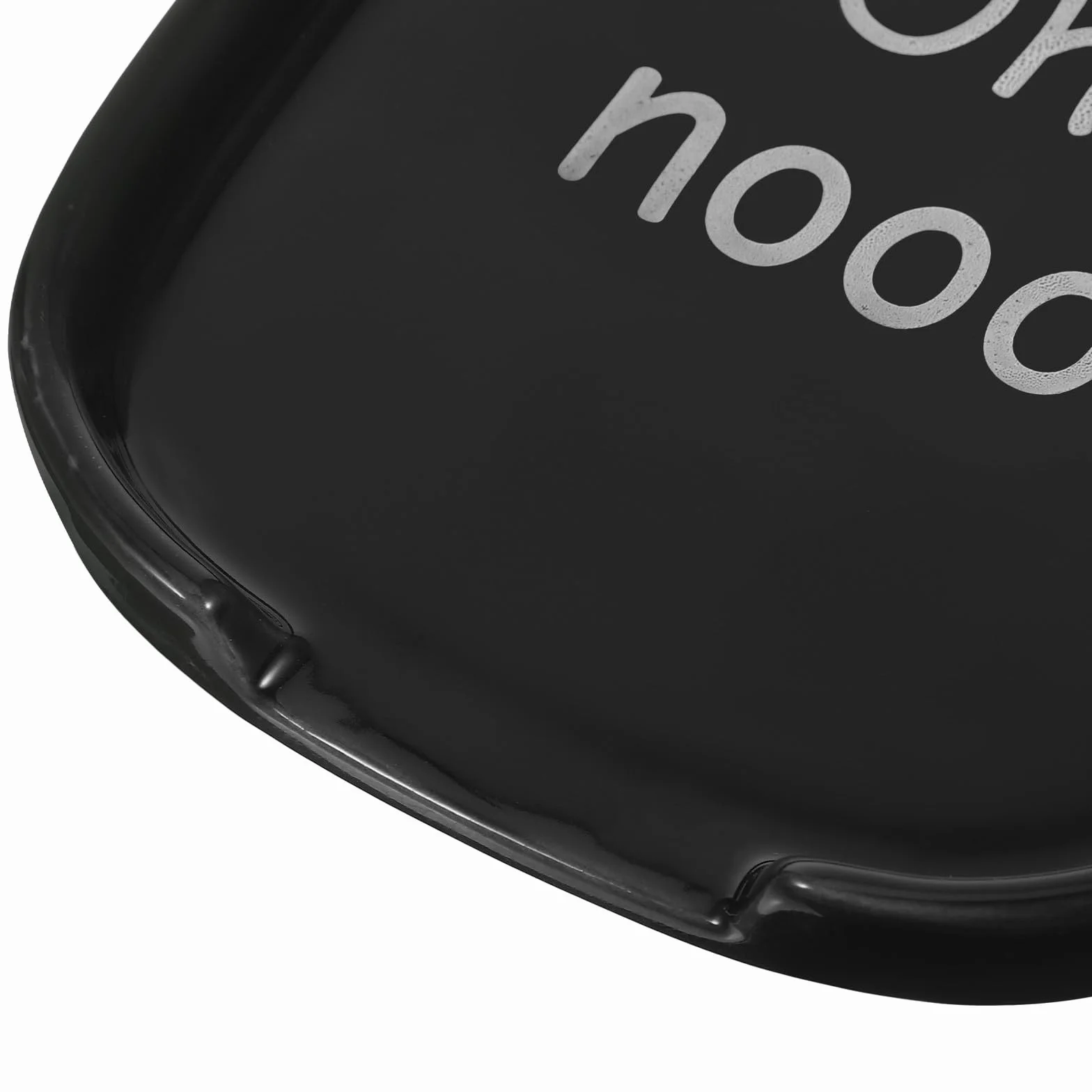 Soporte para Cucharas de Cerámica Negro Reposacucharas Cuadrado Compacto para Utensilios de Cocina Accesorio Multifuncional y Decorativo para Menaje Cocina Adecuado para Ahorro