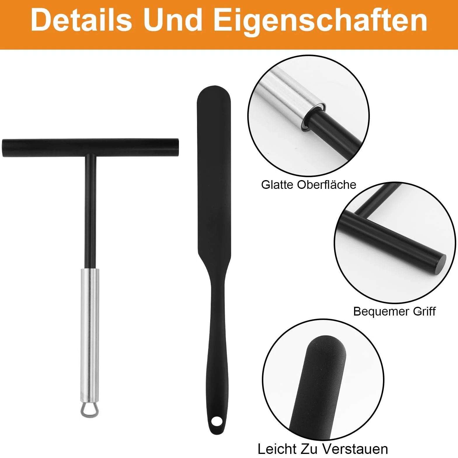 Dispensador de panqueques, acero inoxidable, con 1 espátula de silicona, para hornear panqueques