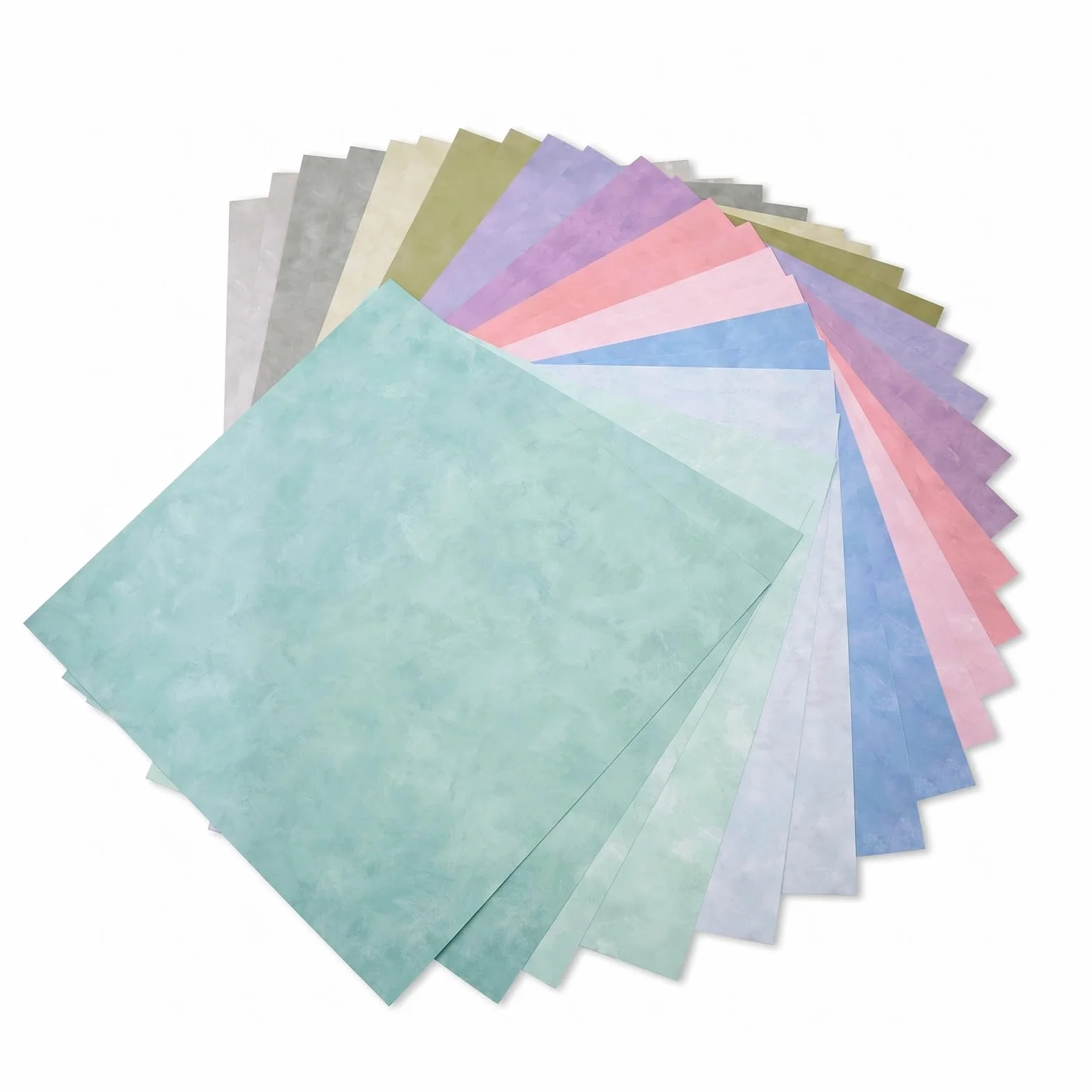 JIAC 24 Hojas Papel Scrapbooking Papel Decorativo 12 colores Papel para Manualidades de Doble Cara 30,5 X 30,5 CM Papeles Scrapbooking para Journal,Decoupage,Scrapbooking,Regalos,Álbum de Fotos,DIY