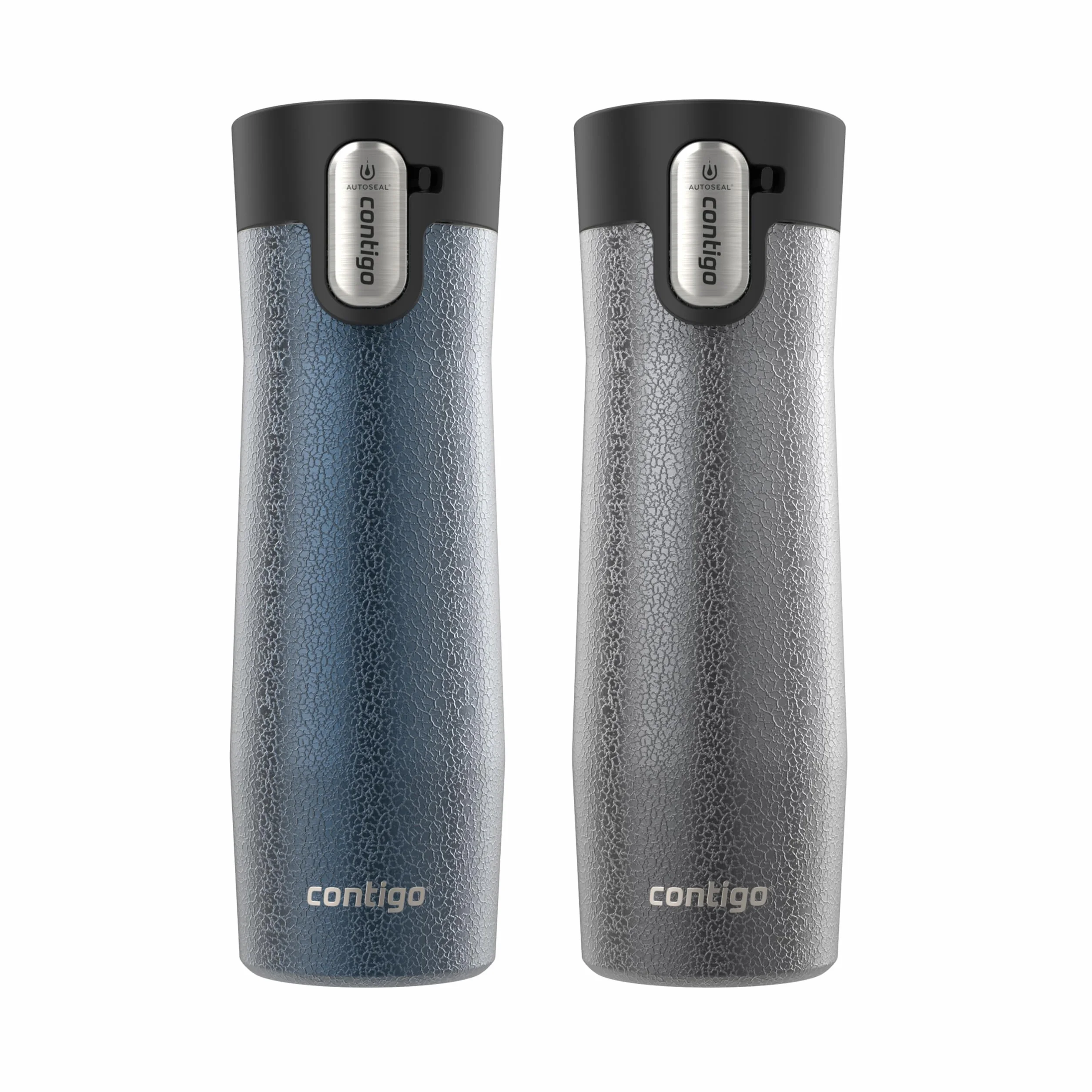Contigo® AUTOSEAL® West Loop - Taza de viaje de acero inoxidable aislada al vacío con tapa fácil de limpiar, 20 onzas