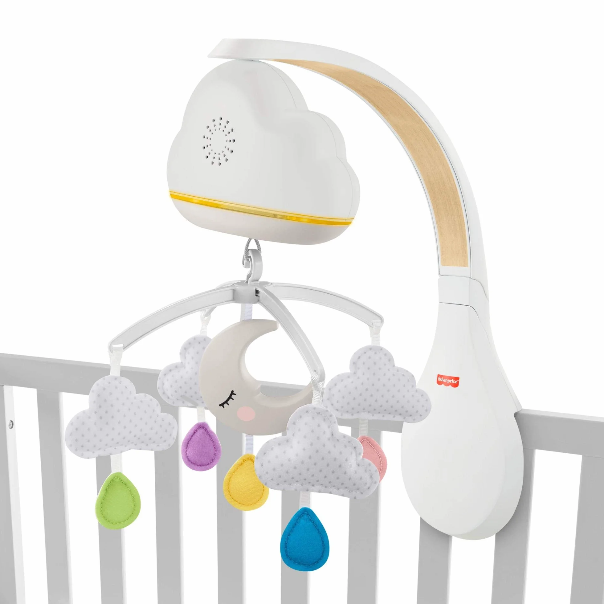 Fisher-Price Móvil Nubes y Lunas Proyector para Bebé Recién Nacido Mattel GRP99
