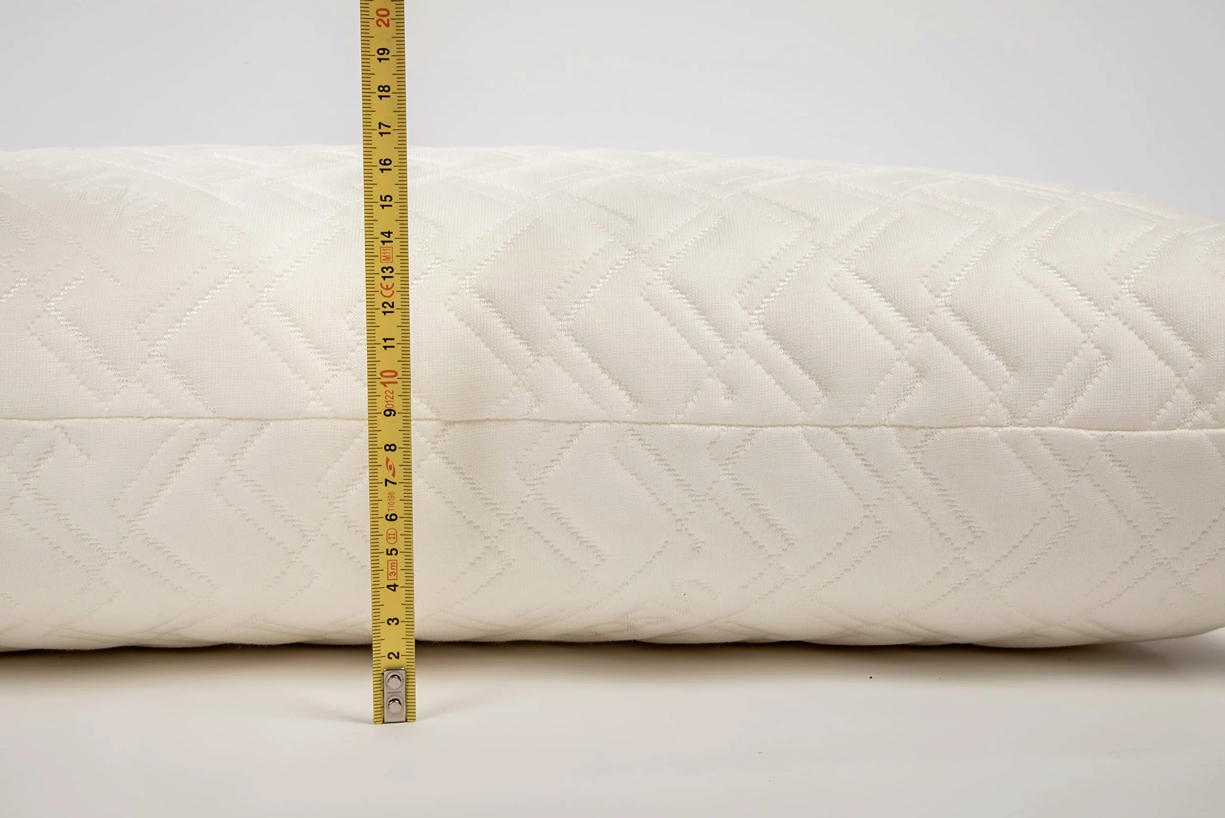 SEASONS - Almohada Viscoelástica Top, 70 cm, Muy Alta, Antiácaros, Tejido Strech, Doble Funda, Tratamiento con Limpieza de Ozono, Fabricado en España