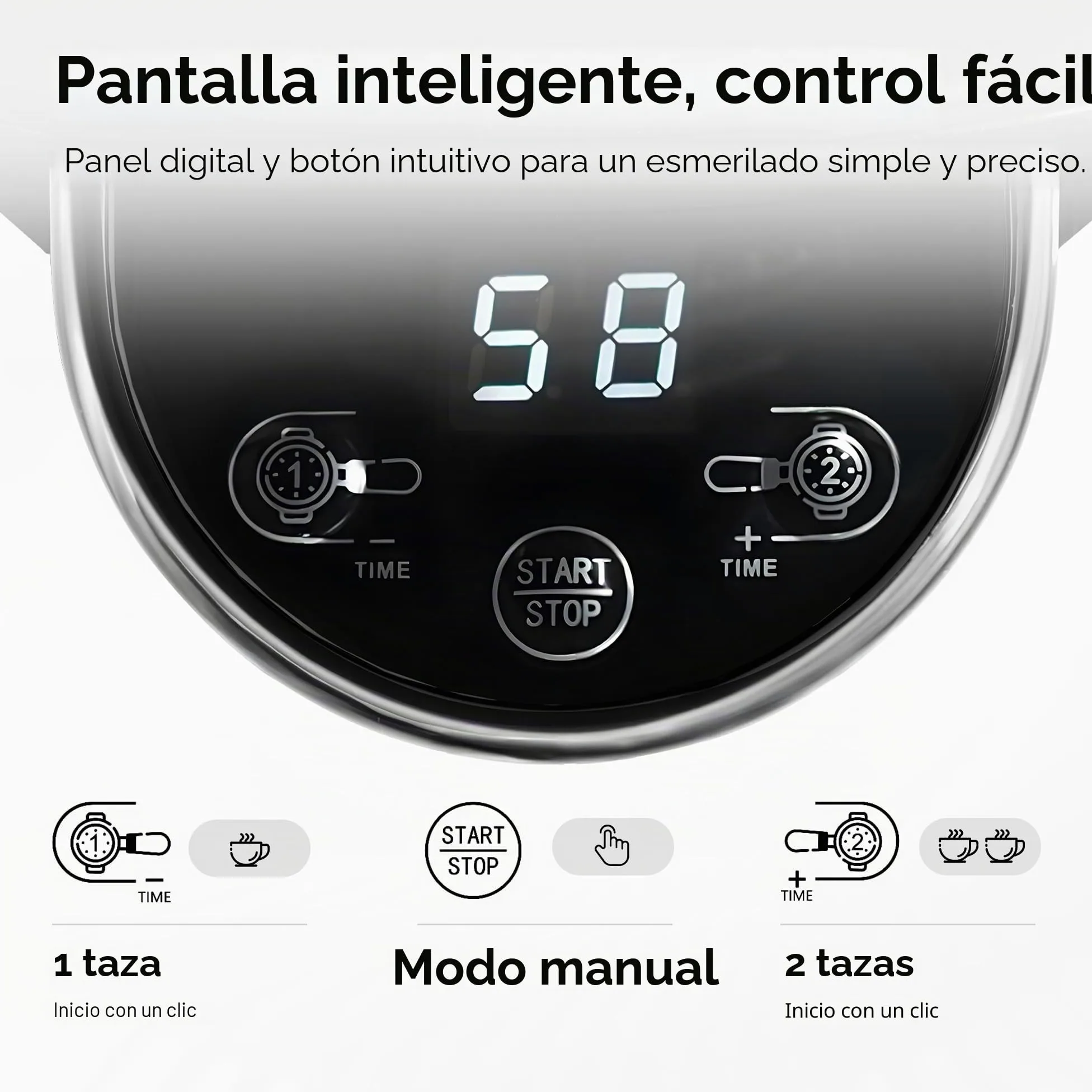 HIBREW G3 Molinillo de Café Eléctrico, Tolva de Gran Capacidad de 210g | Muelas Cónicas de 40 mm, 31 Niveles de Ajuste,Sistema Antiestático y Soplador Doble, para Espresso,Café Vertido y Café Filtro