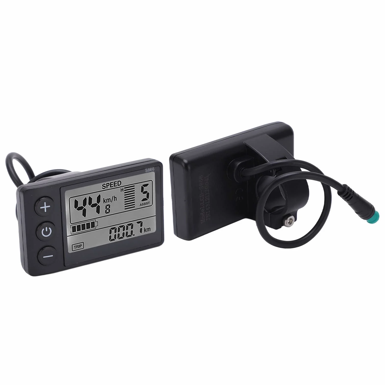 Pantalla LCD S866 para Bicicleta Eléctrica 24V 36V 48V Impermeable