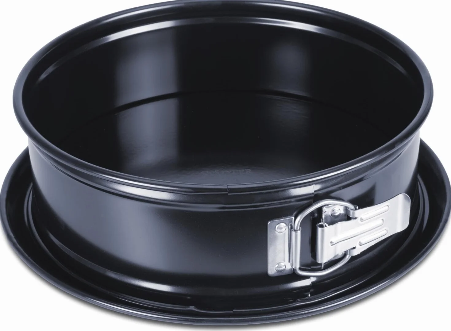 Städter We love baking Serie Springform EMAILLE Ø 24 cm/H 7 cm Schwarz mit Flachboden